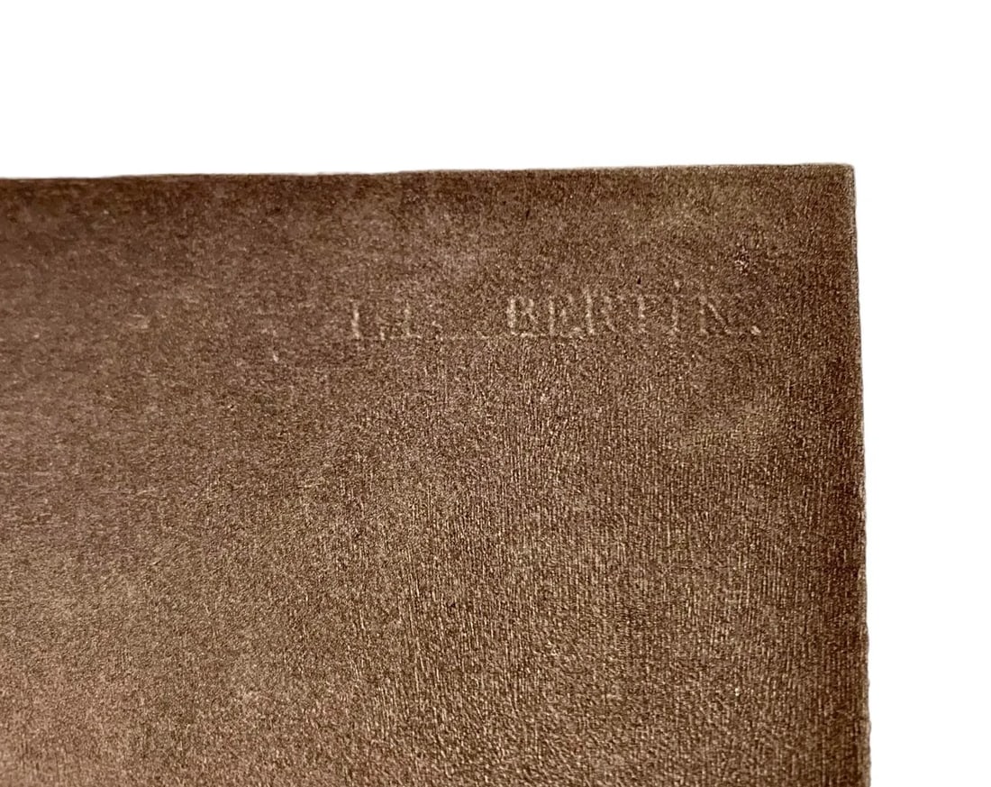 Late 19th Century Antique Etching Art Features the Portrait of Louis Francois Bertin Drawn by Jean I - 7