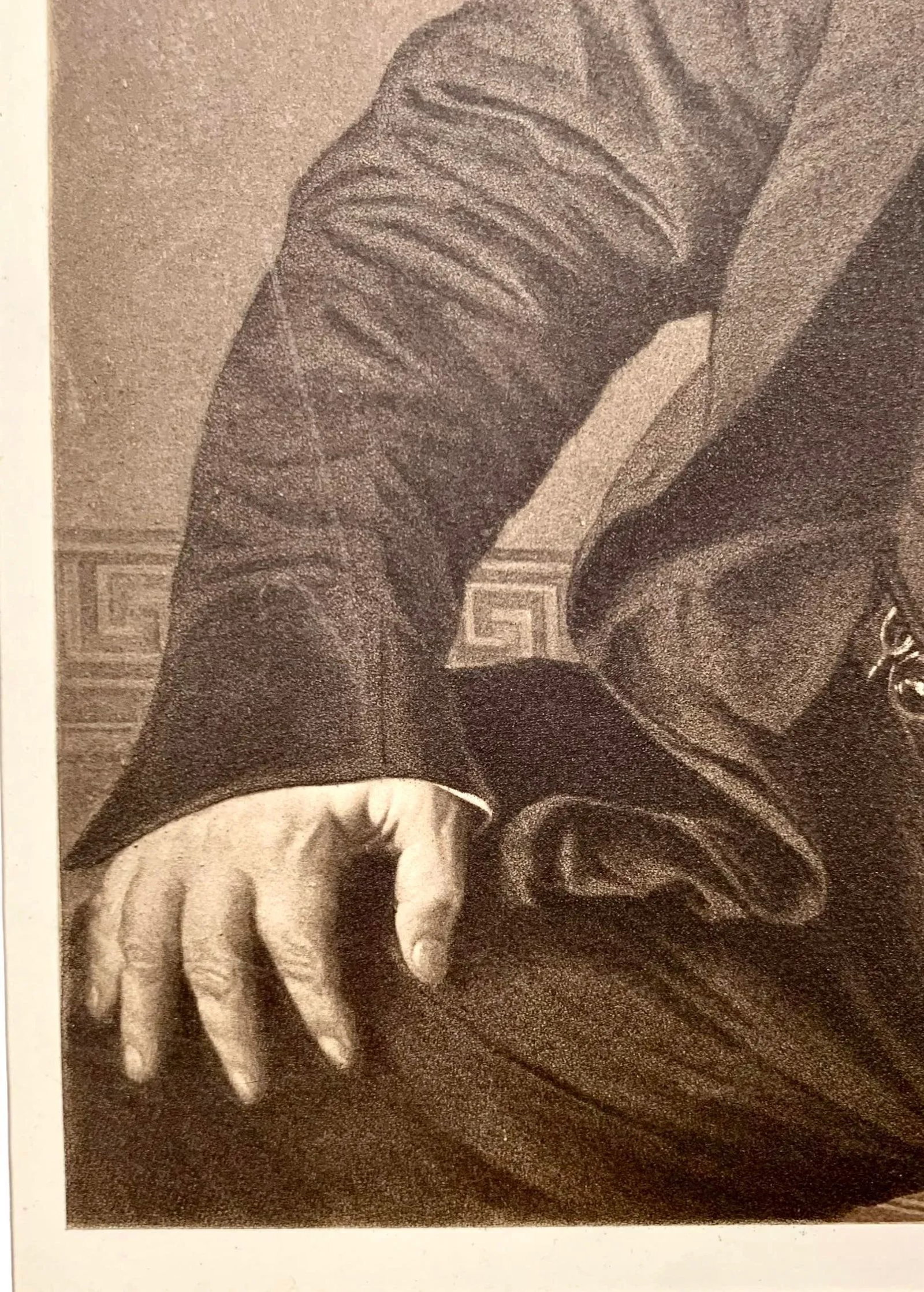 Late 19th Century Antique Etching Art Features the Portrait of Louis Francois Bertin Drawn by Jean I - 9