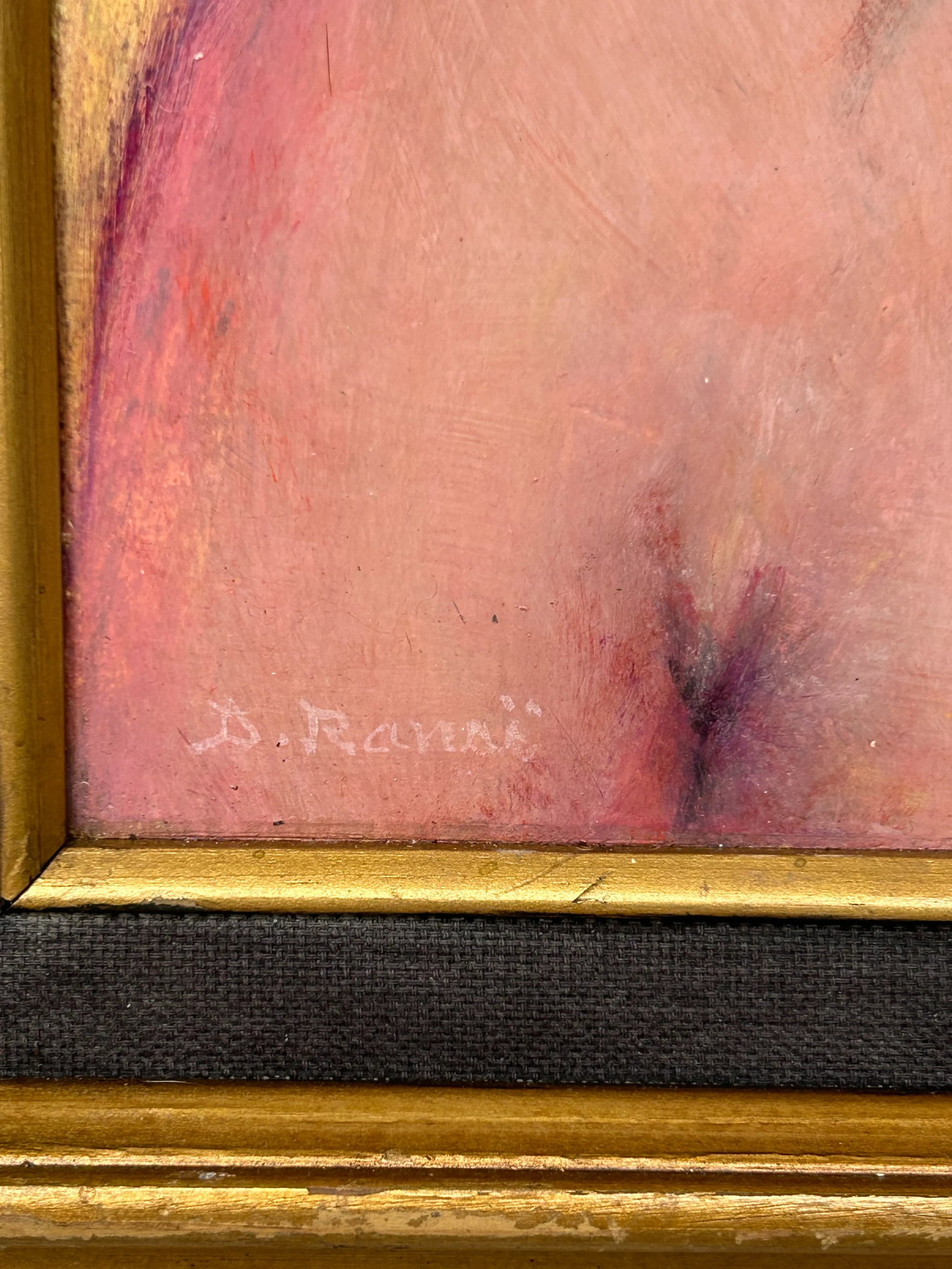 1960s Vintage Portrait Painting of Red Haired Women, Framed - 6