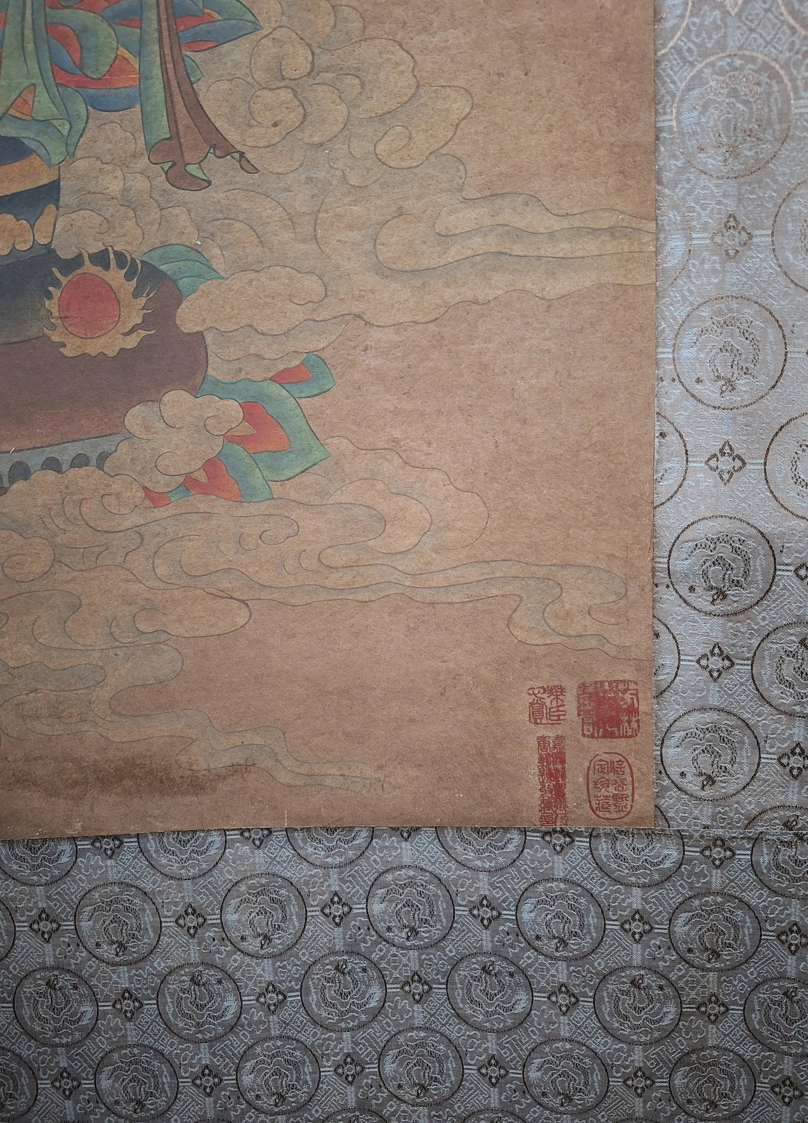 Chinese Seated Kuanyin Scroll - 3