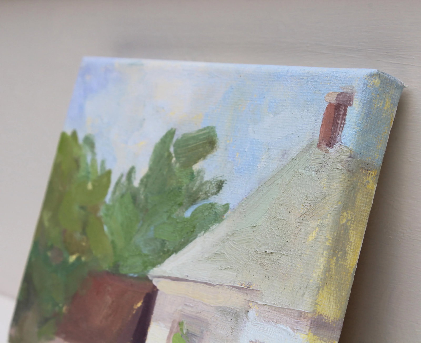 Contemporary "Manasquan Summer" Landscape Oil Painting by Michelle Farro - 4