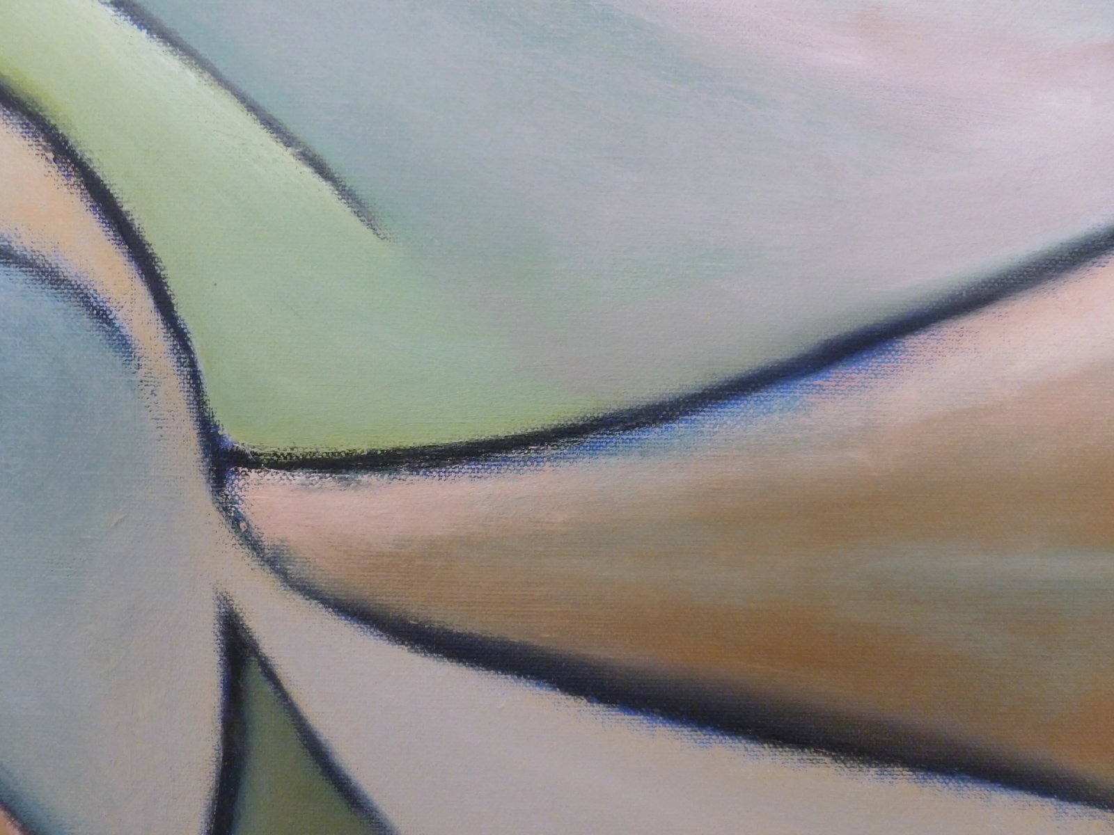 Flow Square Abstract Oil Painting by Scott A. Spencer - 2
