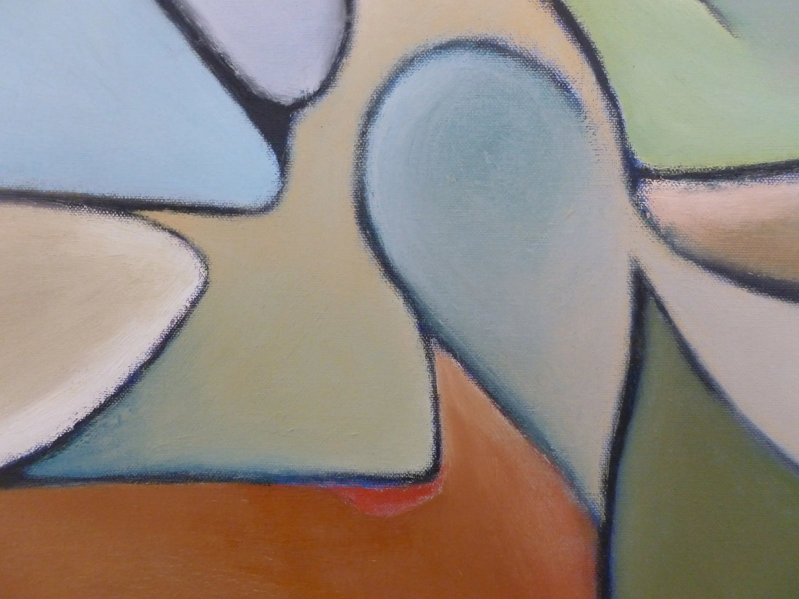 Flow Square Abstract Oil Painting by Scott A. Spencer - 4