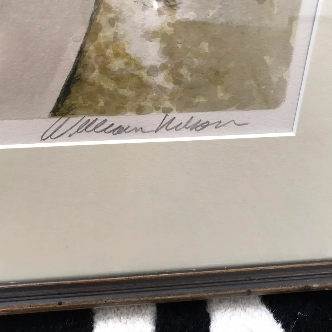 1980s A Winter Barn Scene by William Nelson - 5