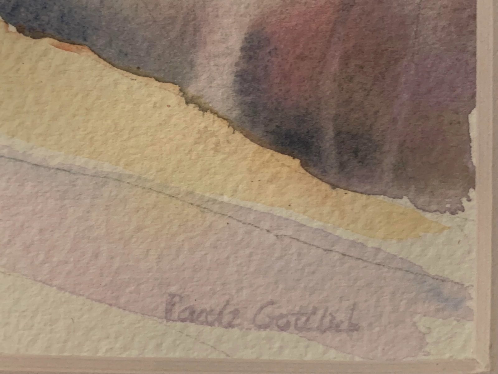Watercolor by Paula Gottlieb, Framed - 3