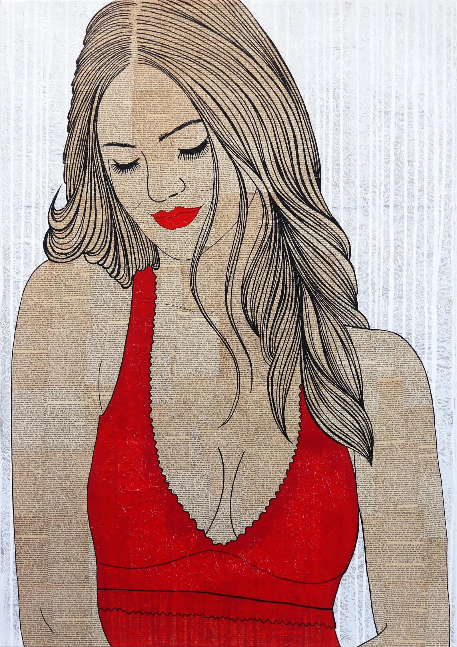 The Secret Ingredient Is Always Love, Figurative Artwork by Martina Niederhauser: Internationally acclaimed artist Martina Niederhauser presents a new collection that offers fresh perspectives on women, delving into the realms of emotion, beauty, identity, and the intricate