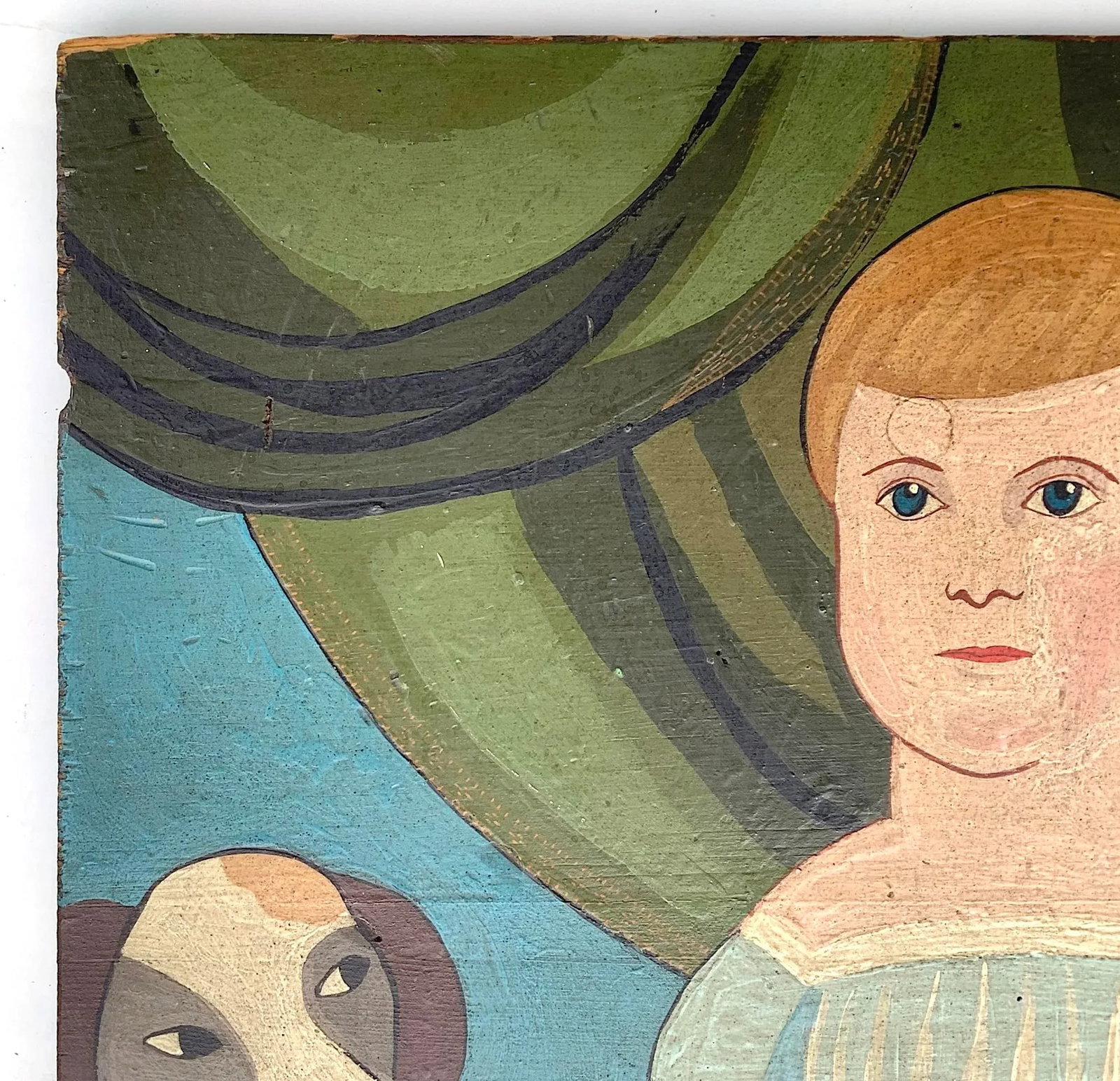 Circa 1970 Portrait Titled "John" by Karl Mann on Wood - 2