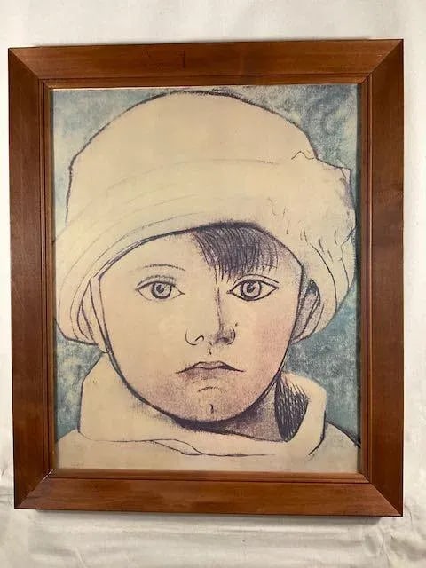 Pablo Picasso, Portrait of Paulo, 1950s Large Lithograph - 2
