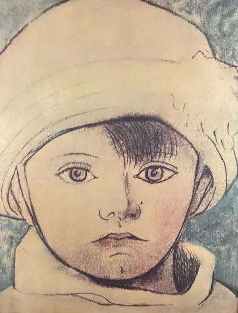 Pablo Picasso, Portrait of Paulo, 1950s Large Lithograph - 3