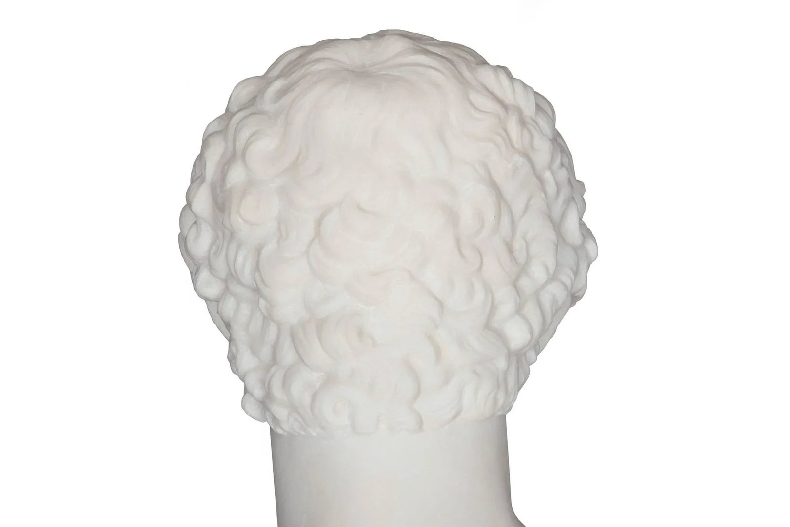 Grand Tour 19th Century Marble Bust of Antinous as Hermes by Filli Pugi - 11