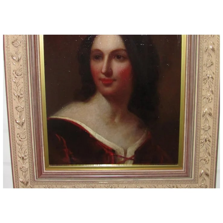 Antique Old Master Italian School Oil on Canvas Painting 19th Century - 2