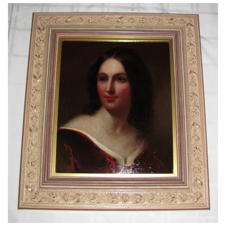Antique Old Master Italian School Oil on Canvas Painting 19th Century - 7