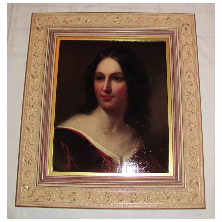 Antique Old Master Italian School Oil on Canvas Painting 19th Century - 8