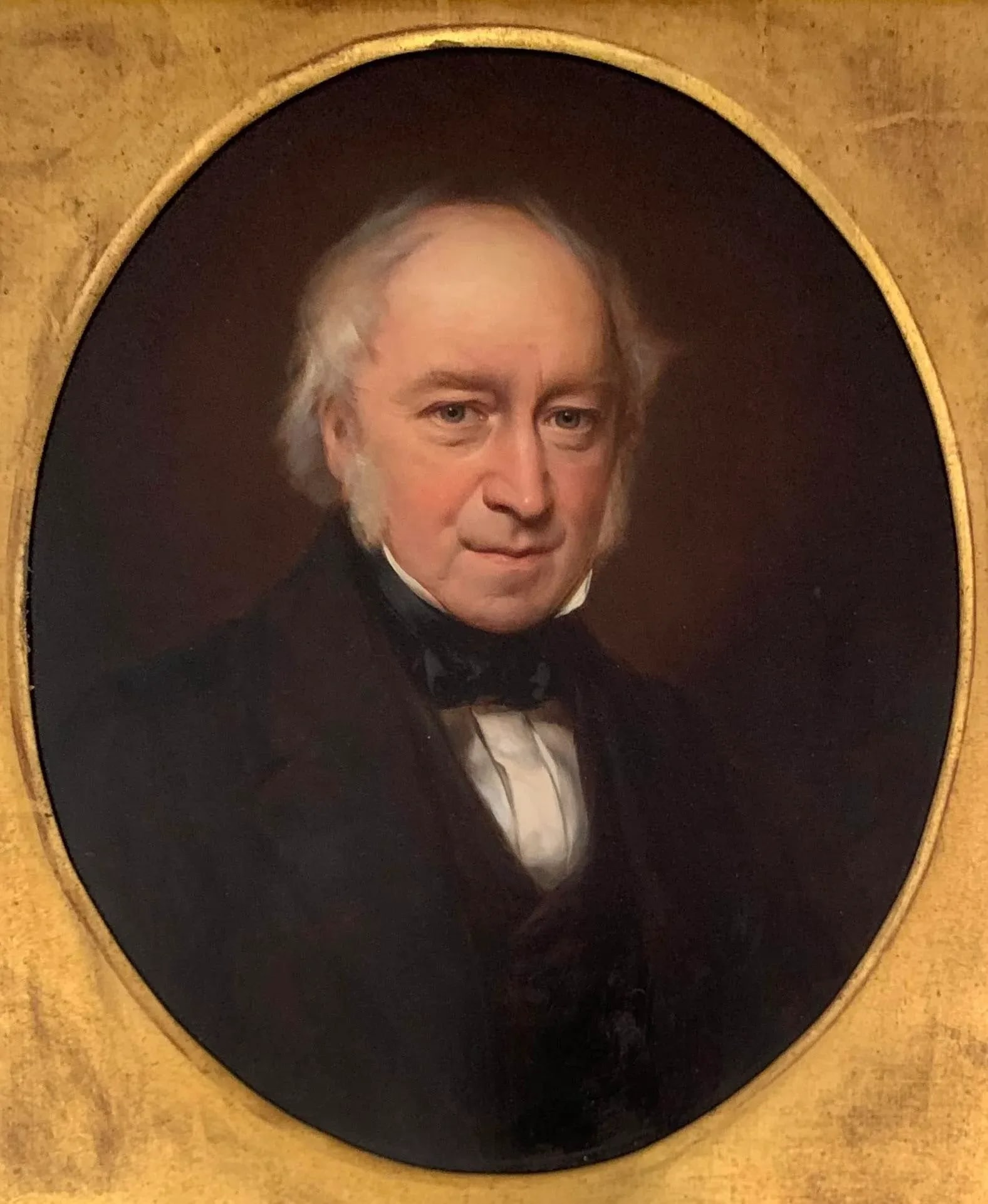 Early 20th Century Painting British Gentleman Portrait Oil on Board Frame Fine Art Decor - 5