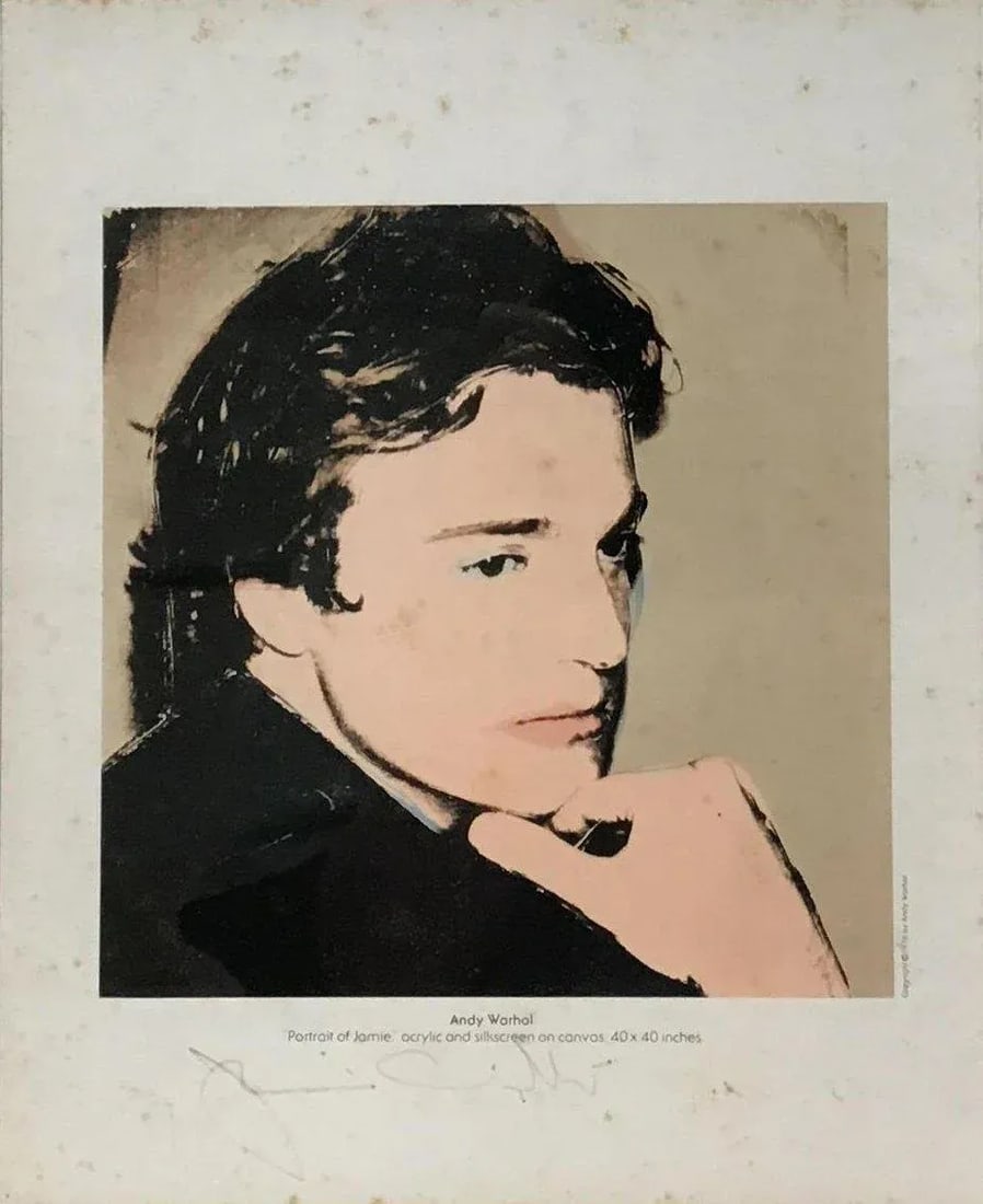Andy Warhol & Jamie Wyeth "Portraits of Each Other" Original Signed Exhibition Program - 5
