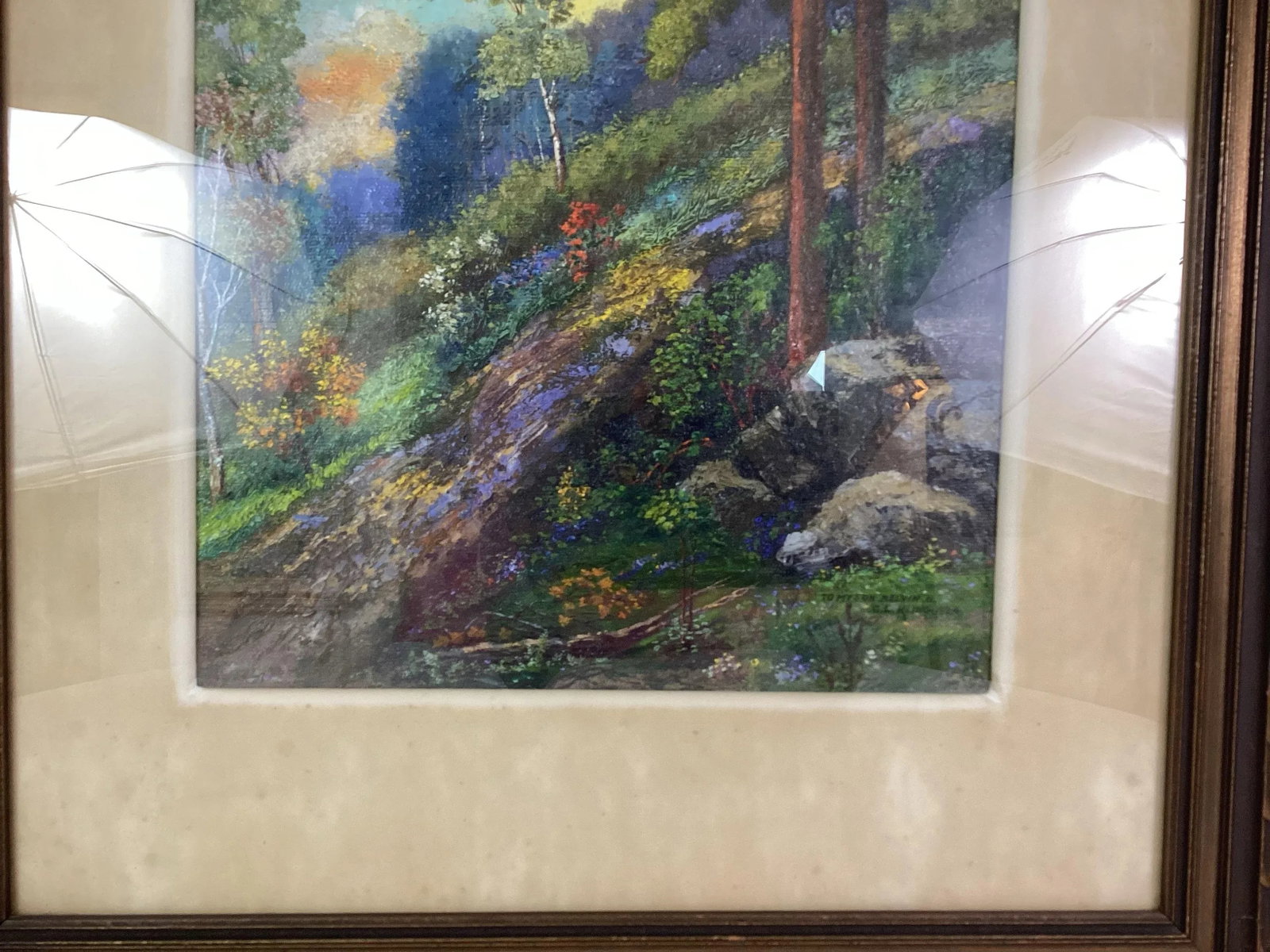 C L Kling-California Impressionistic-Oil on Board-Signed and Dated 1924-, Framed - 3