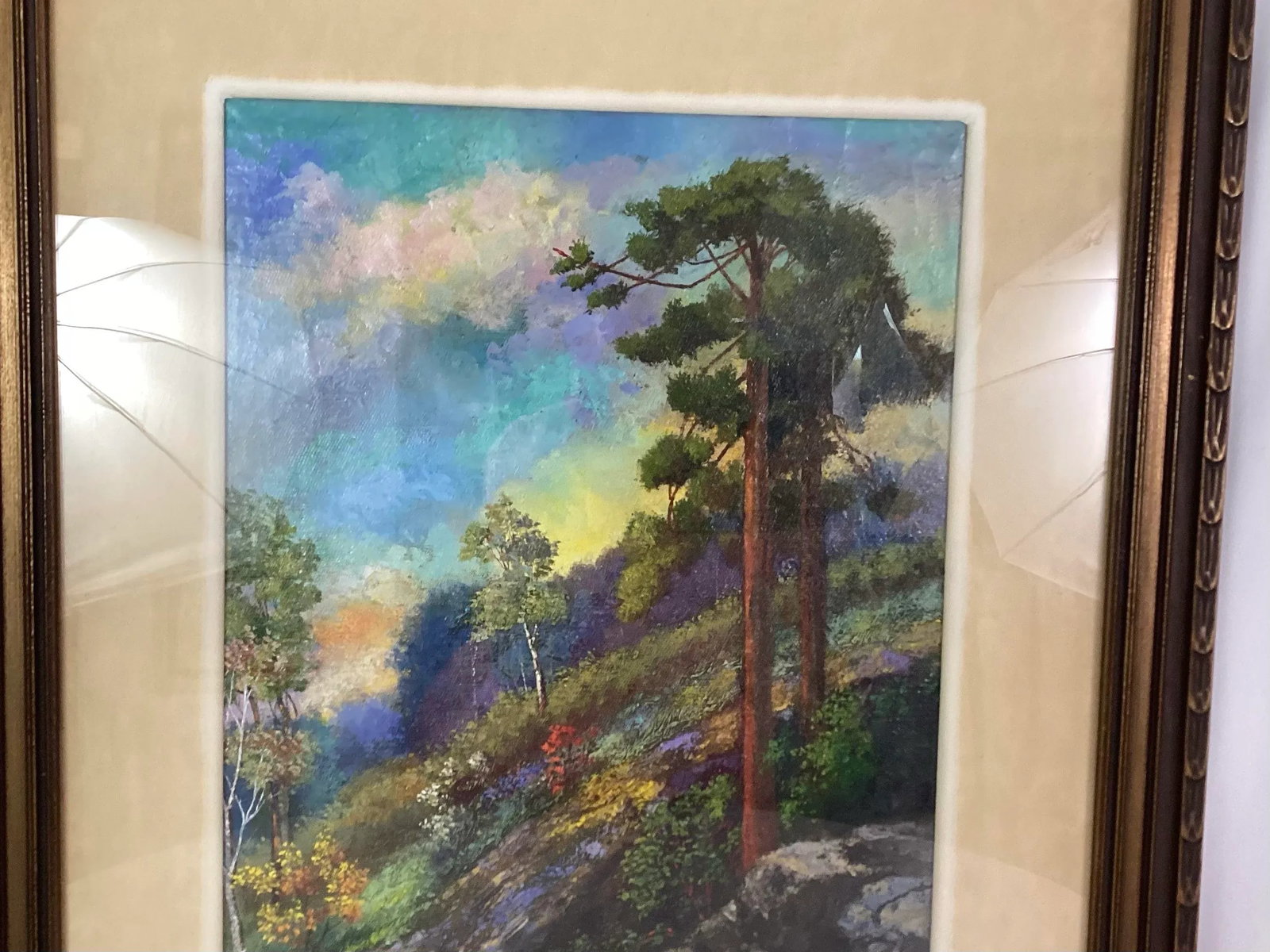 C L Kling-California Impressionistic-Oil on Board-Signed and Dated 1924-, Framed - 4