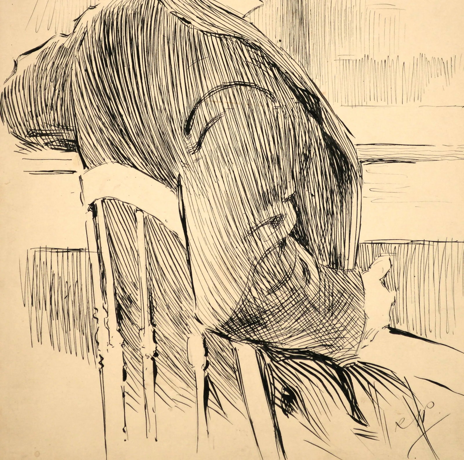 A19th C. Newspaper Illustration of Hiram H. Hobbs, Foreman of the Grand Jury 1898 by Richard Langtry - 2