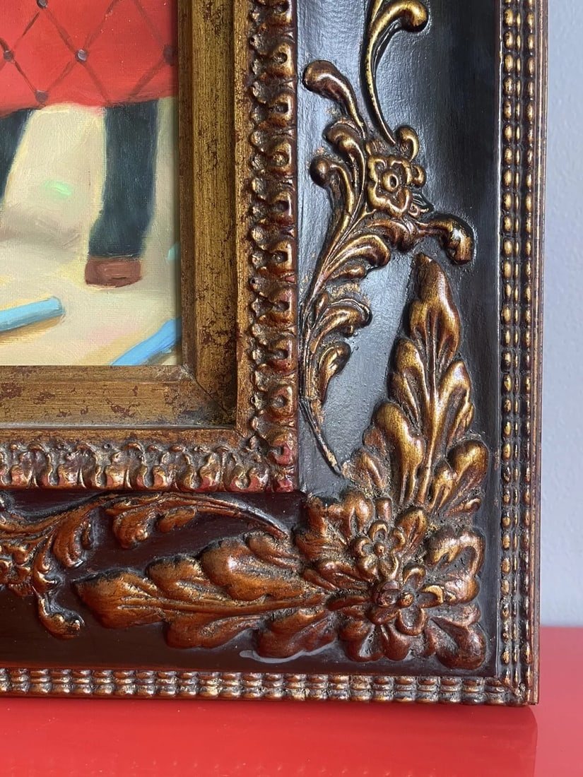 After Fernando Botero "Lefty & Gang" Ornately Framed Iconic Canvas Reproduction - 6