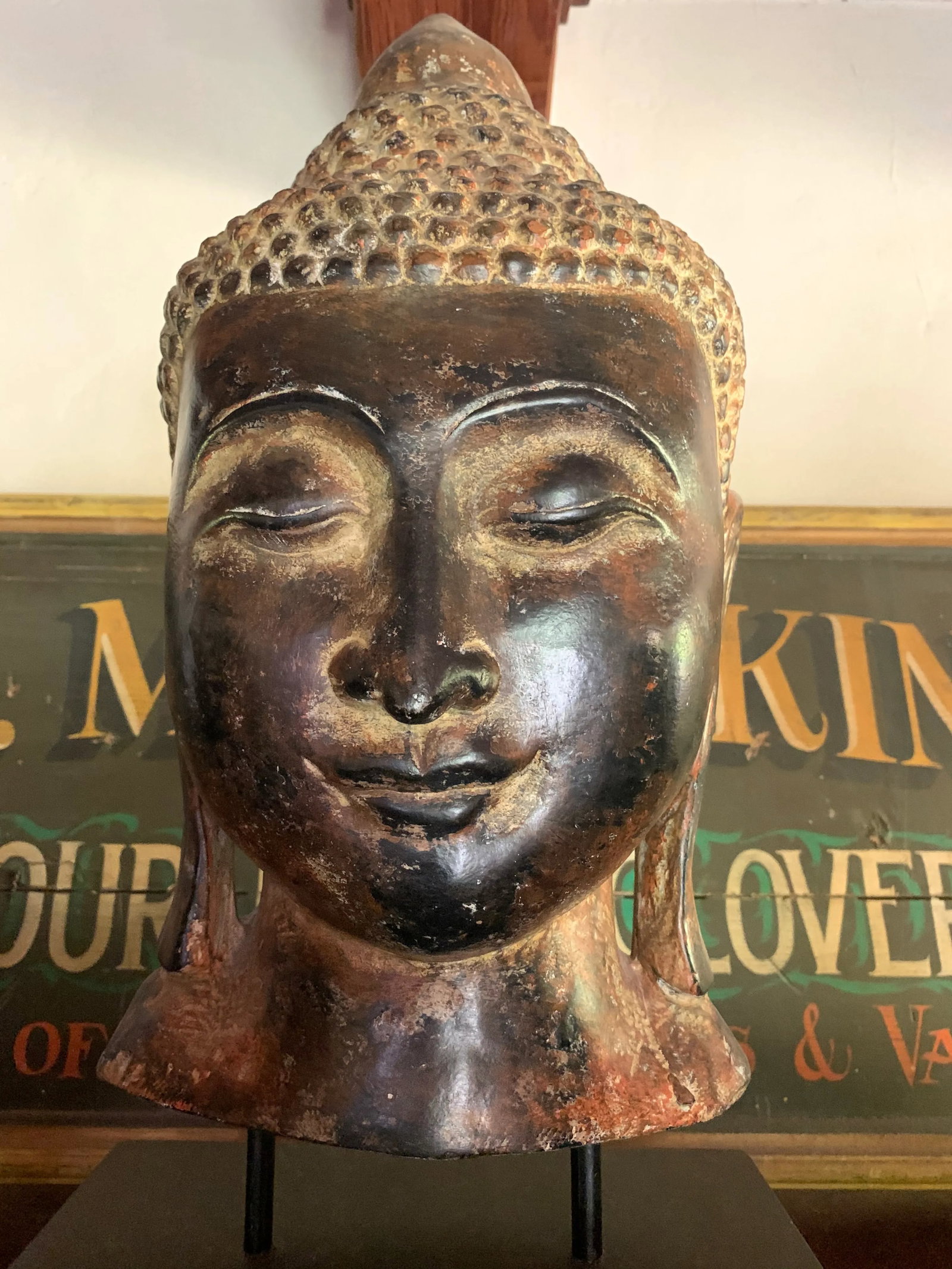 Early 20th Century Buddha on Stand - 2