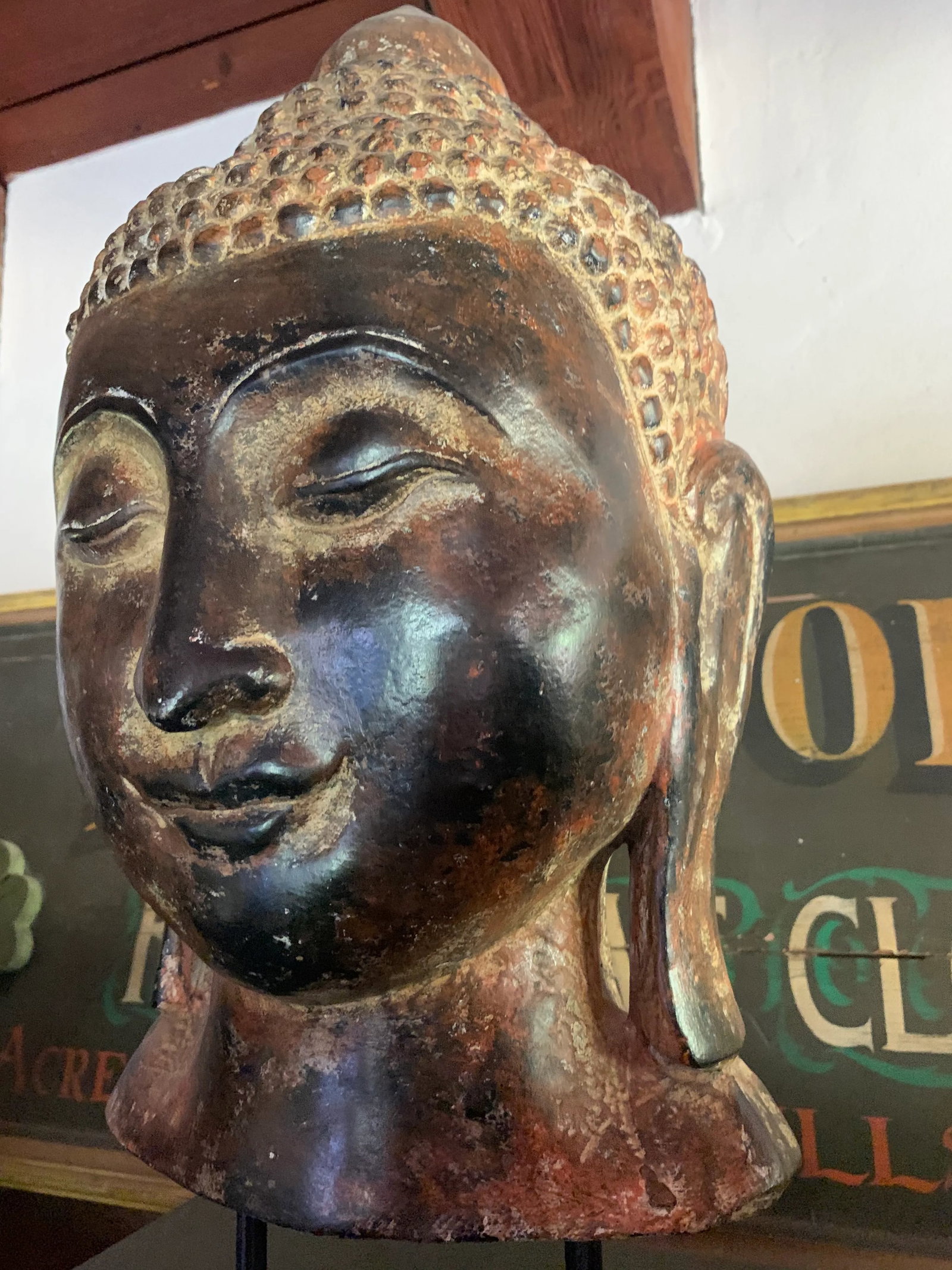 Early 20th Century Buddha on Stand - 3