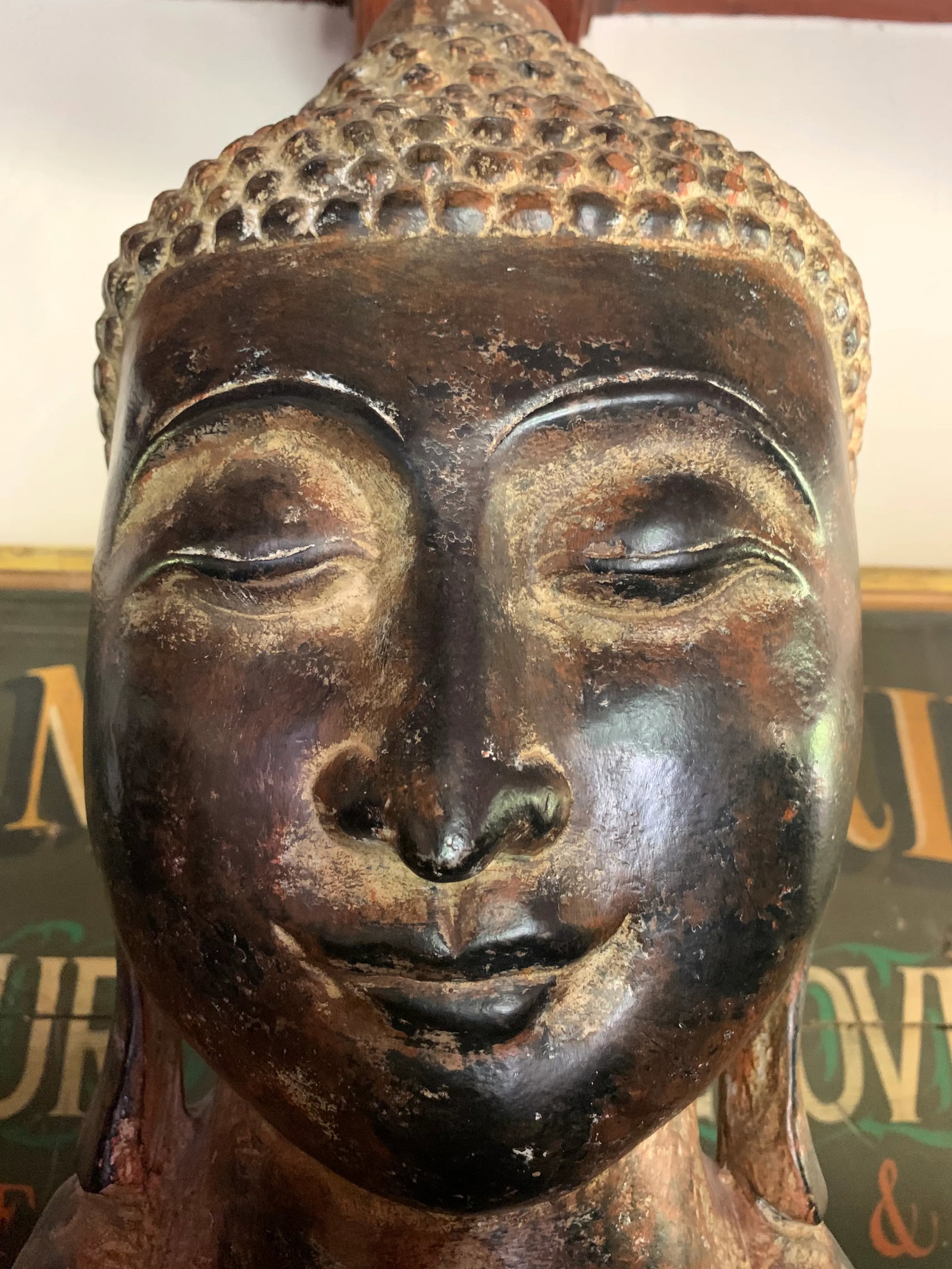 Early 20th Century Buddha on Stand - 5