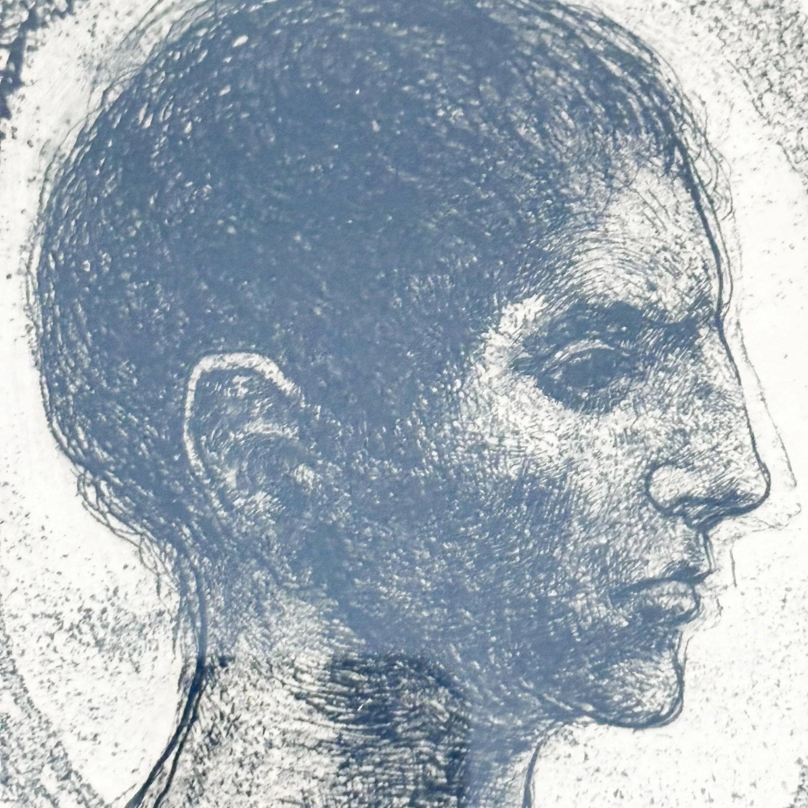 David Bumbeck "Il Campione" Signed and Numbered 28/30 Etched Silhouette Artwork Framed, 1960's Artwo - 4