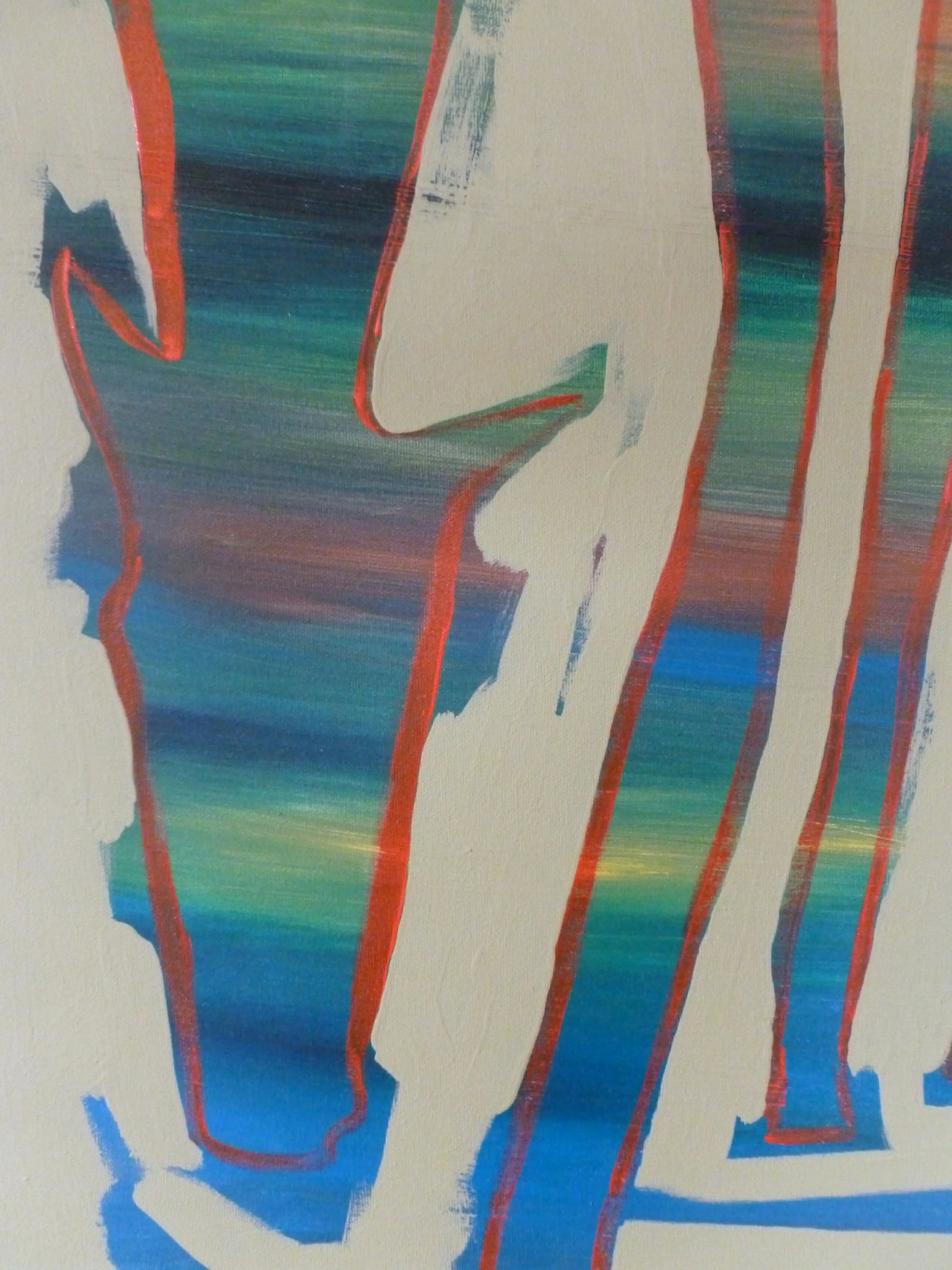 Grazing Abstract Horse Painting by Scott Spencer - 5