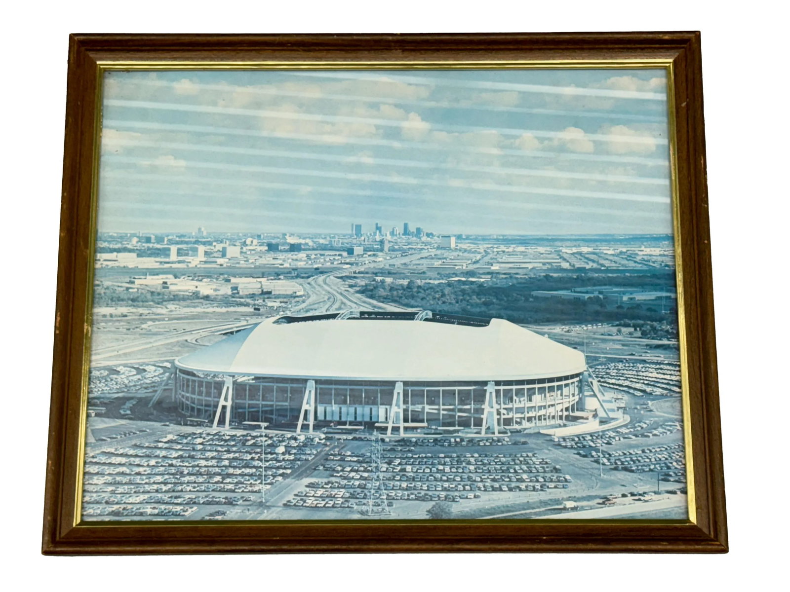 Framed Picture of the Old Dallas Cowboys Texas Stadium - 5