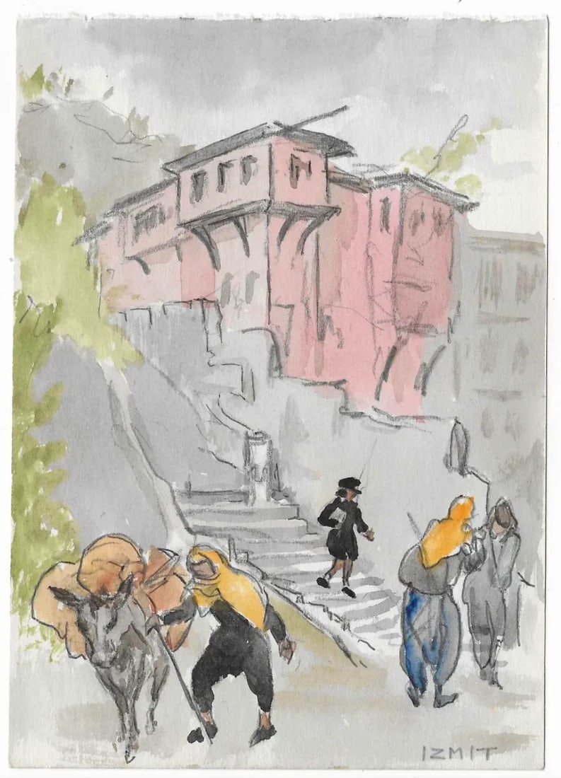 Ivy Attwell Izmit Turkey Watercolor - 2