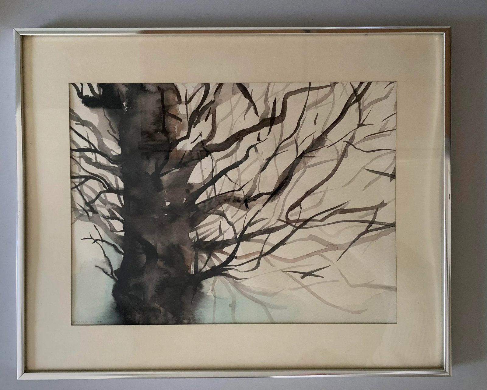 Vintage Watercolor, Framed - 3
