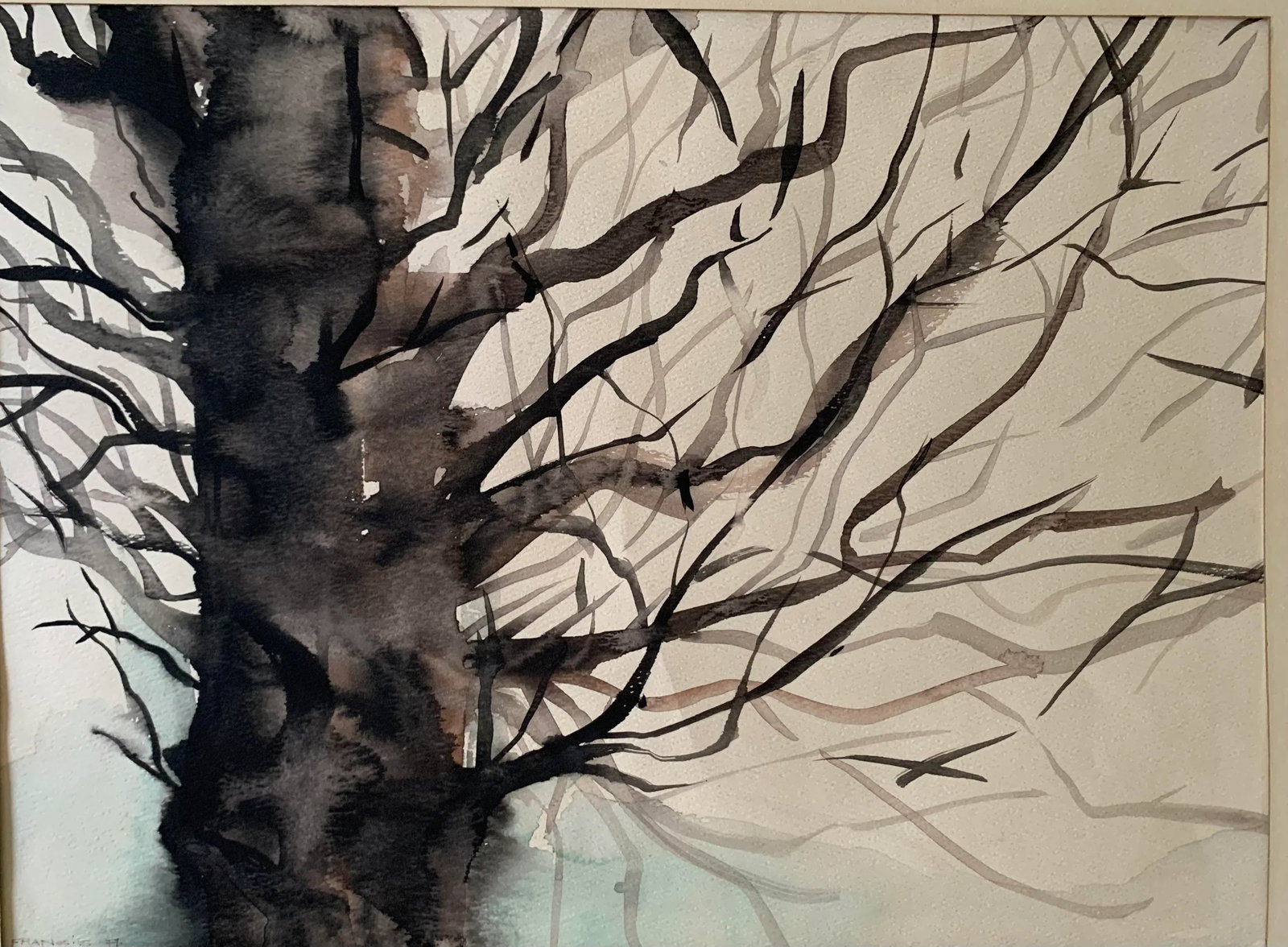 Vintage Watercolor, Framed - 4