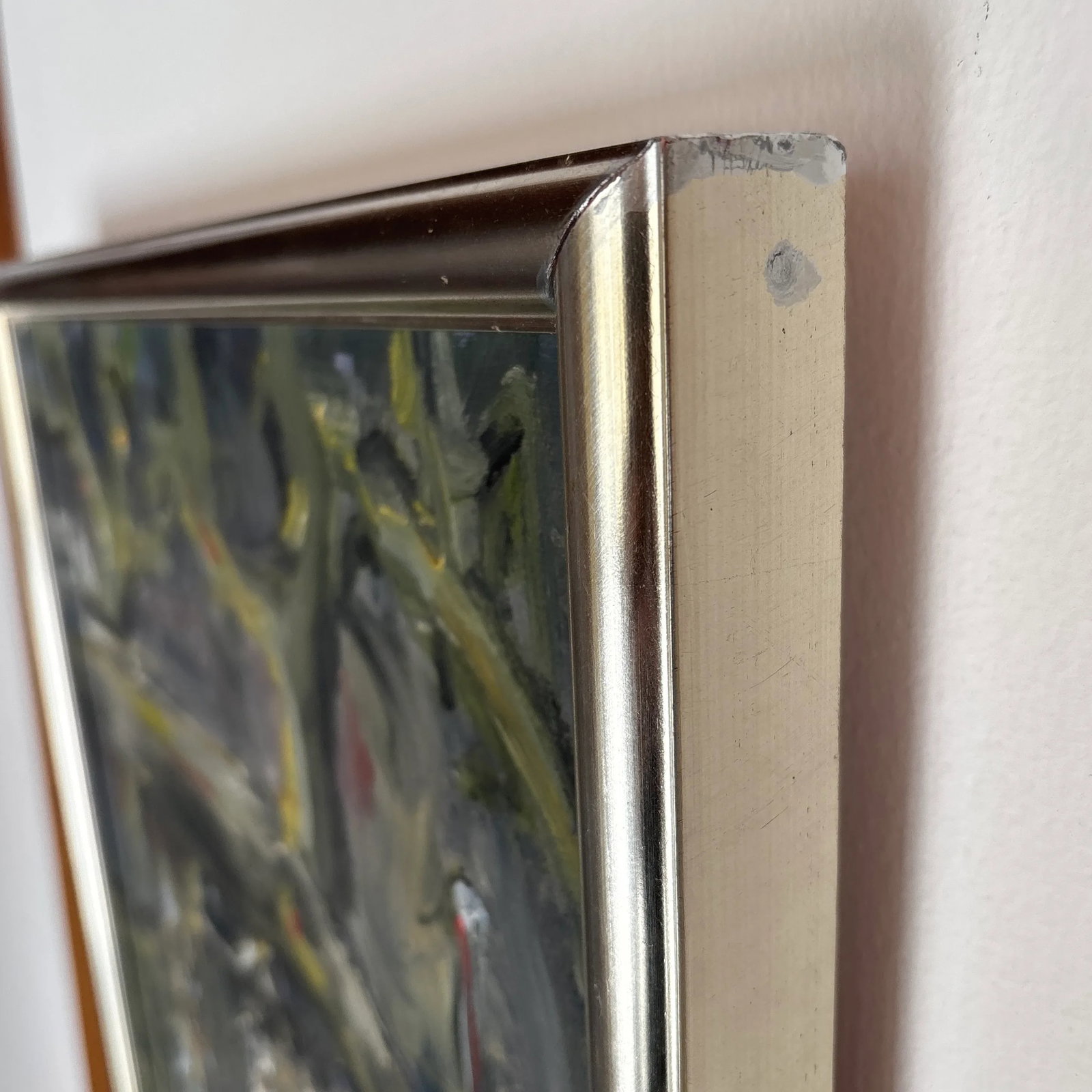 1960s Vintage Framed Oil Painting on Canvas, Signed by the Artist - 9