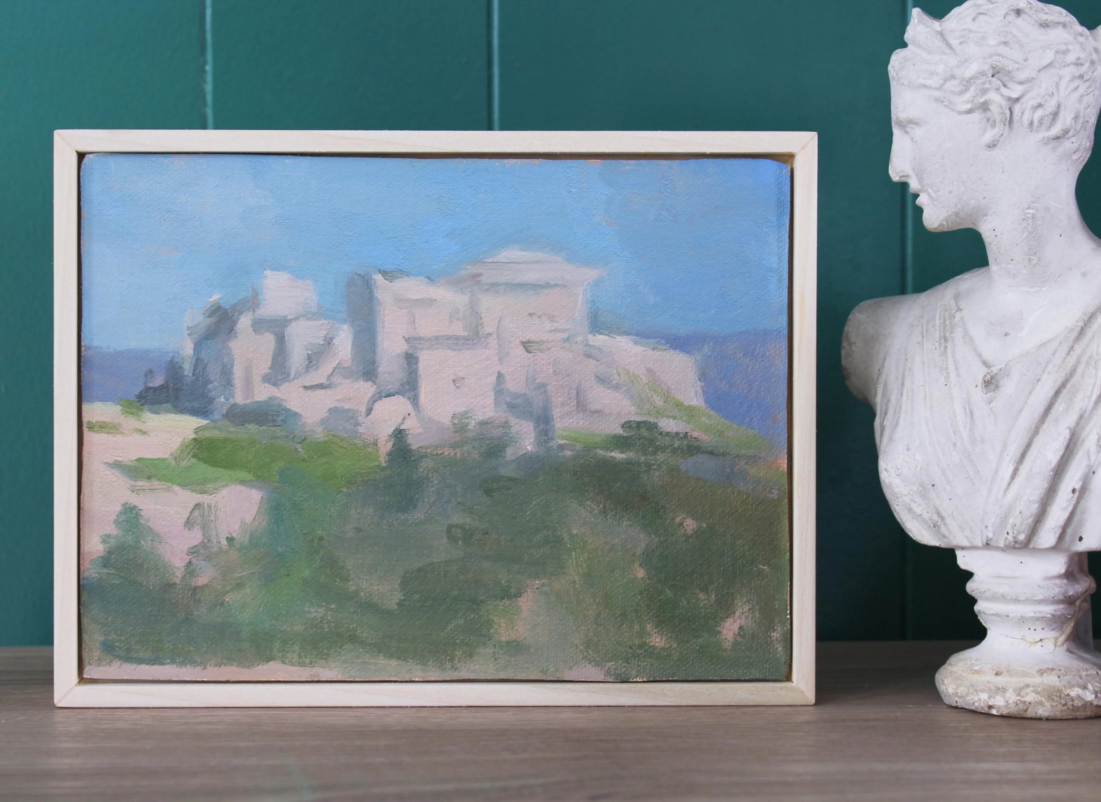 Italy Landscape Oil Painting "Ancient Villa" by Michelle Farro - 3