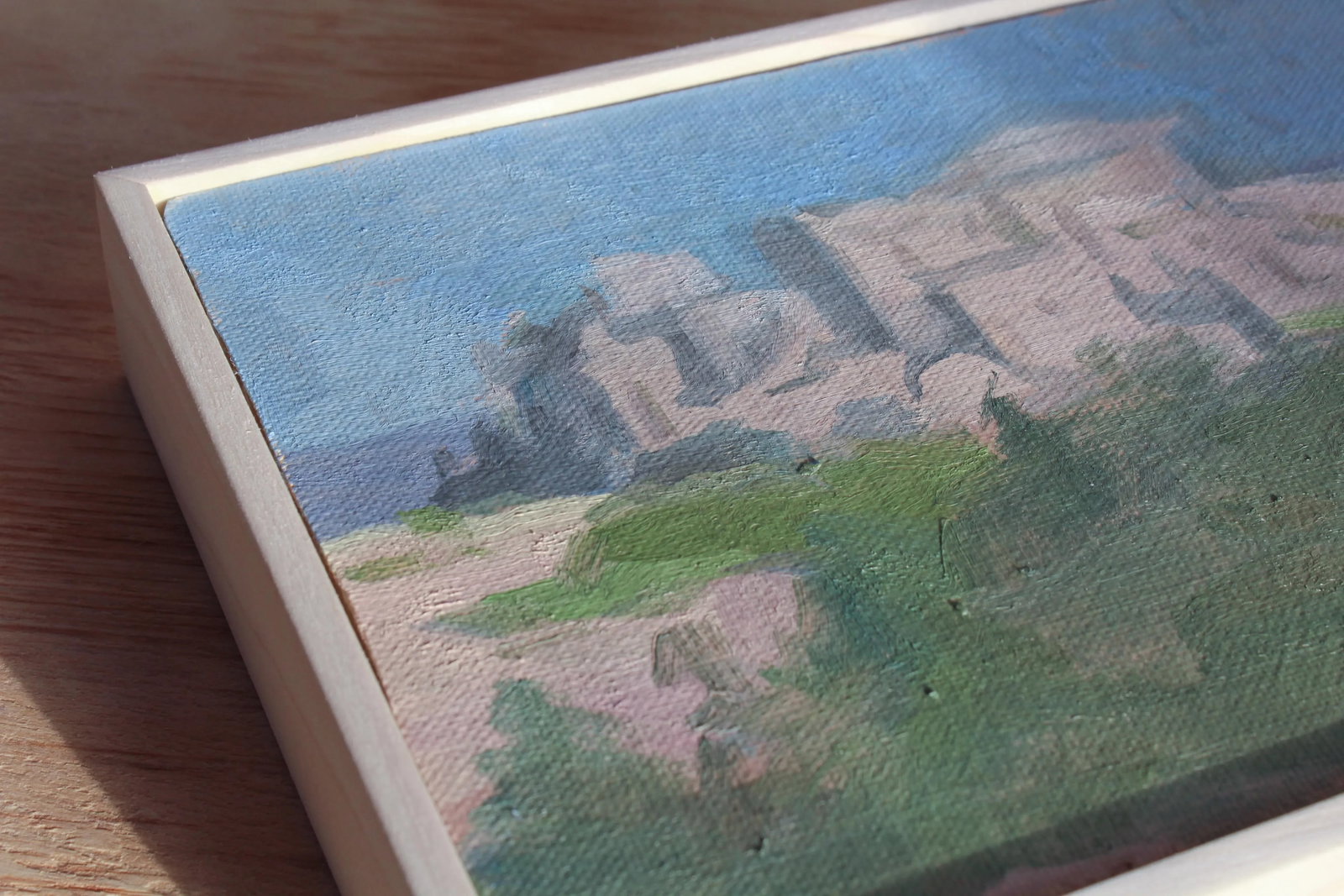 Italy Landscape Oil Painting "Ancient Villa" by Michelle Farro - 4