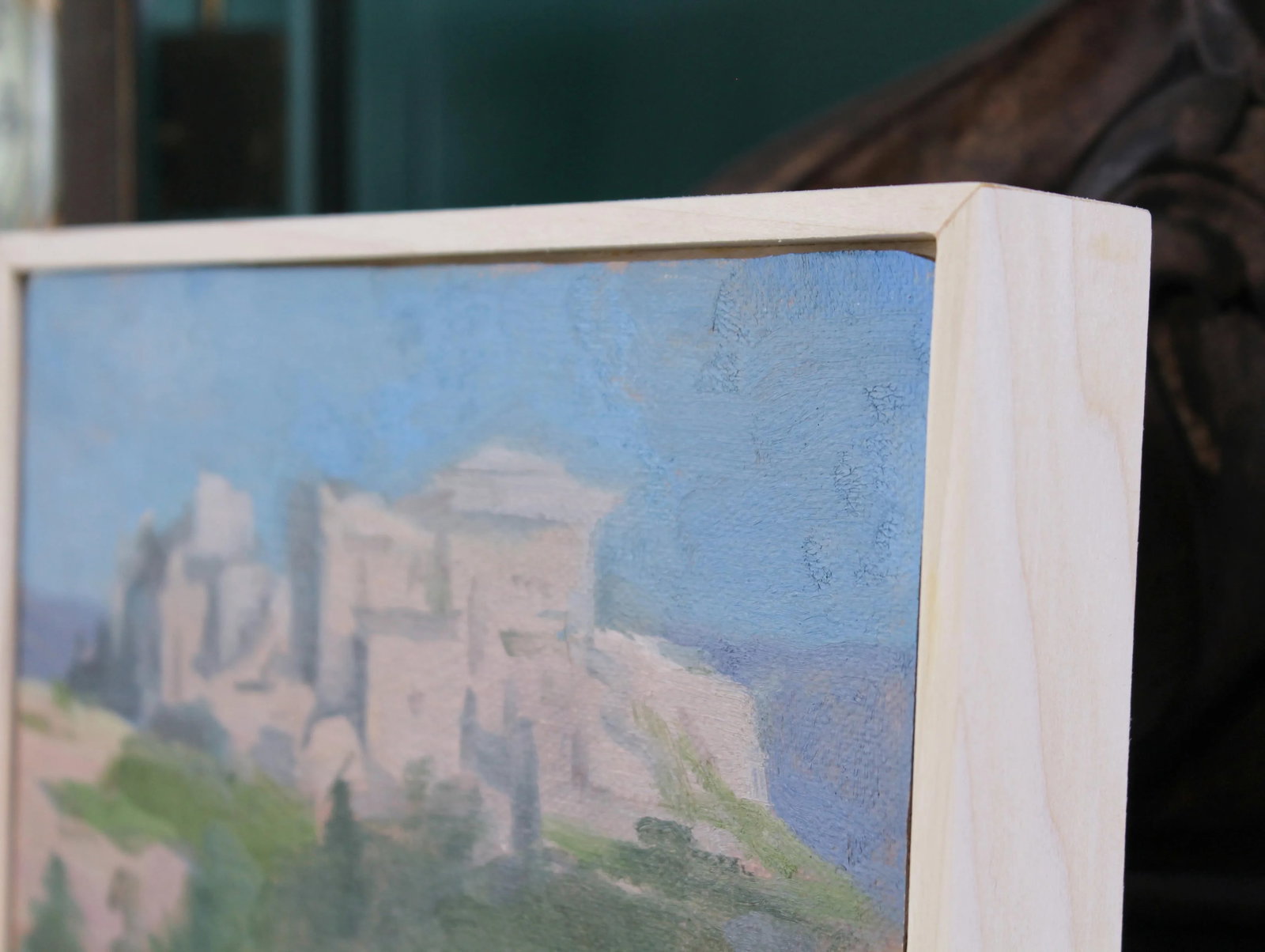 Italy Landscape Oil Painting "Ancient Villa" by Michelle Farro - 5