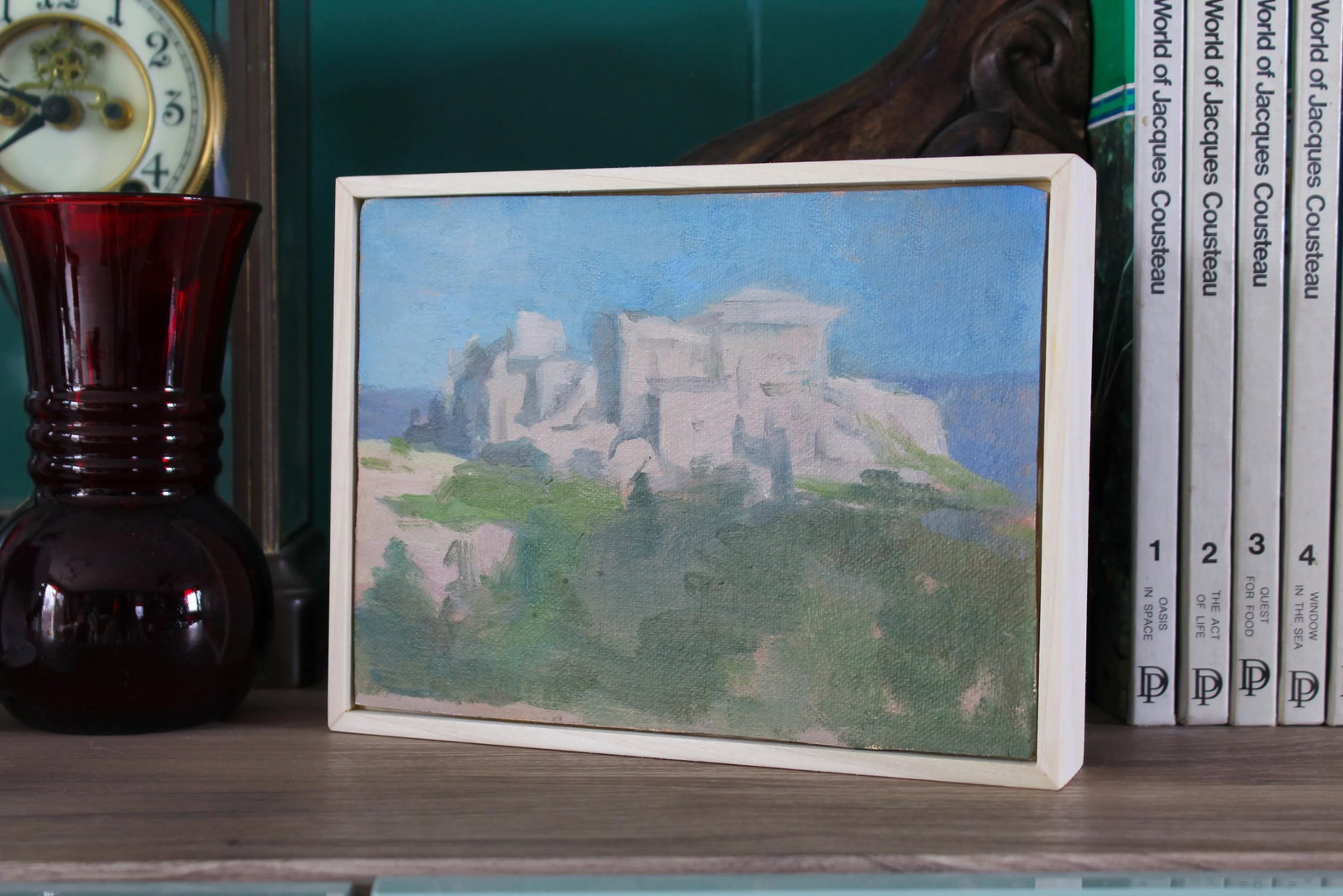 Italy Landscape Oil Painting "Ancient Villa" by Michelle Farro - 6