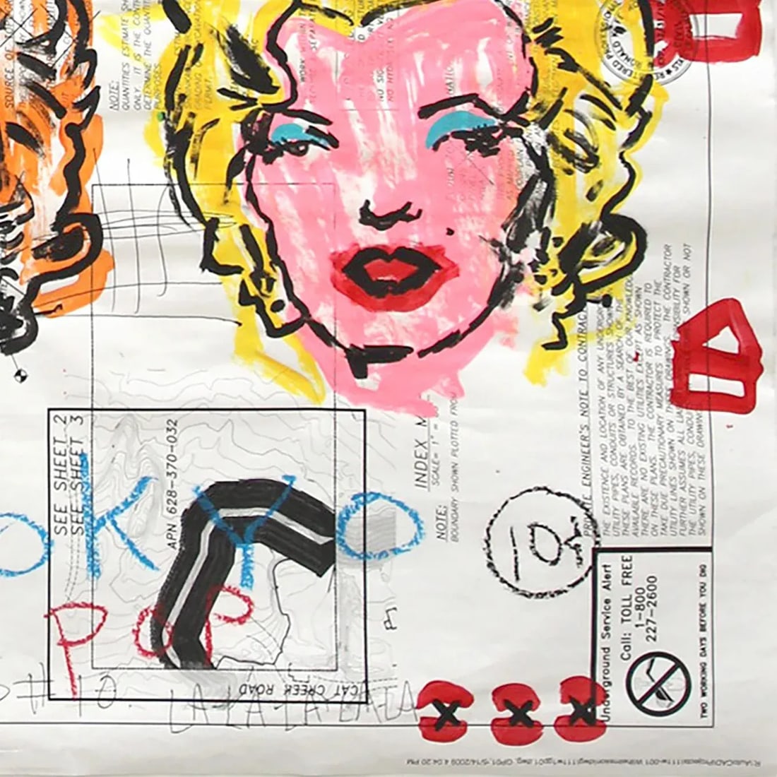 Fake Tokyo Pop - Marilyn Monroe Original Figurative Pop Art by Gary John - 6