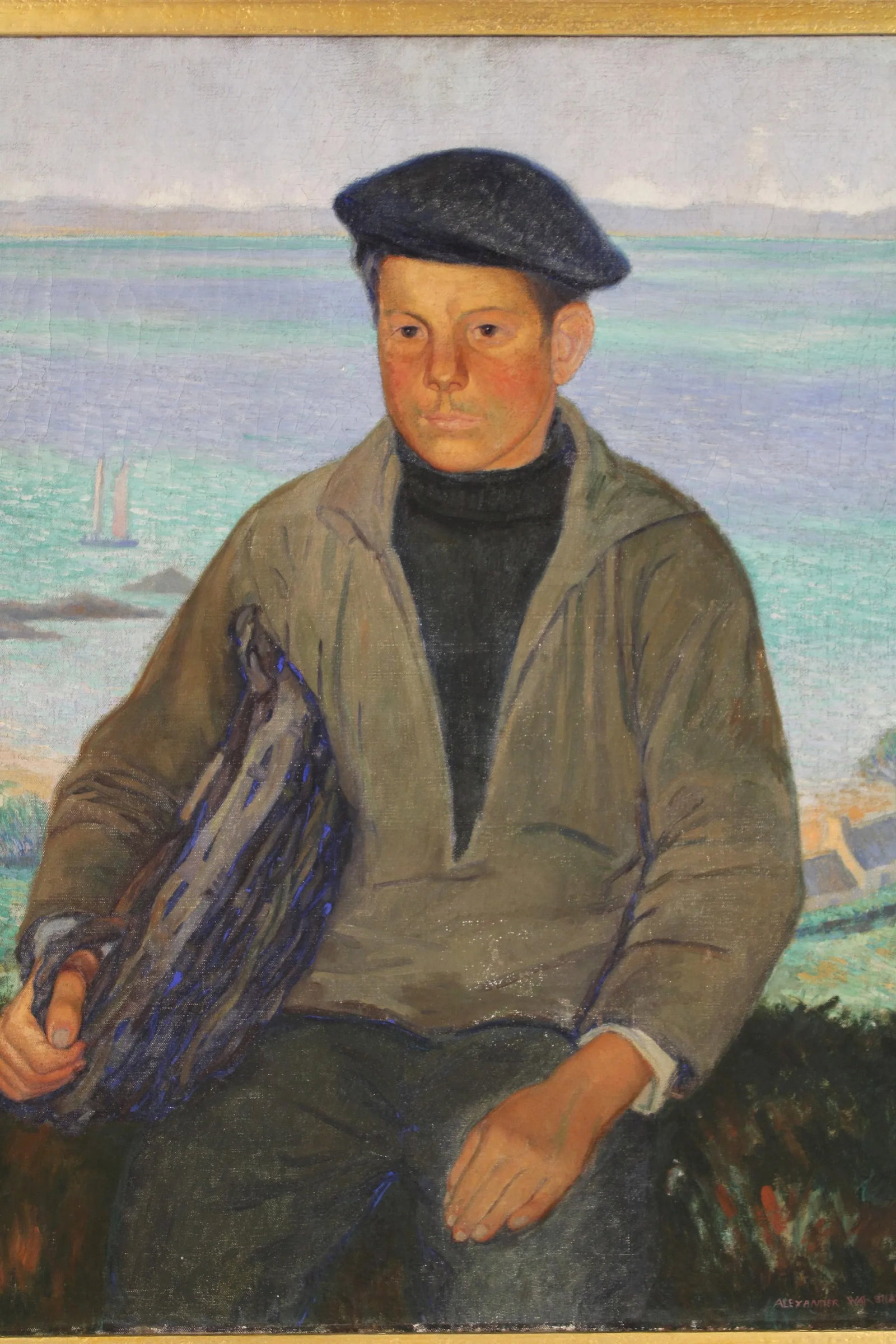 Painting of a Young Sailor by Alexander Warshawsky (1887-1945) - 4