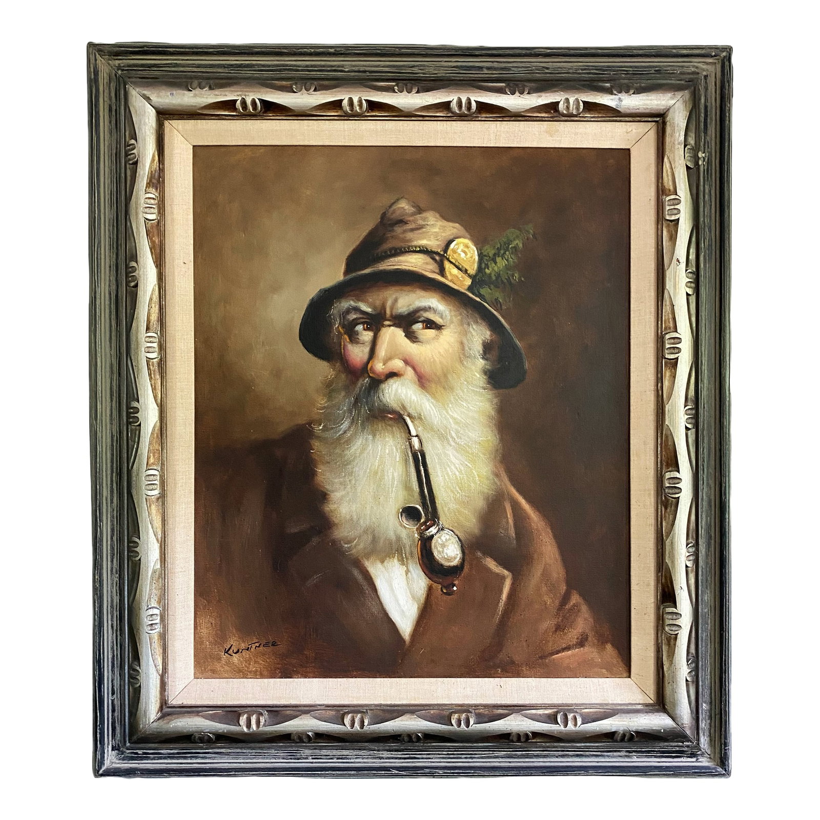 Alexander Kuntner Framed Oil Painting 1930s (1 of 8)