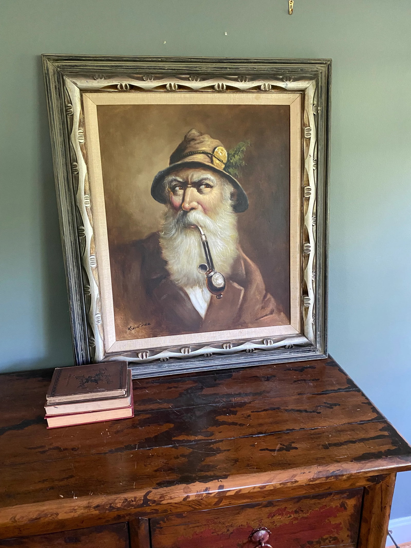 Alexander Kuntner Framed Oil Painting 1930s - 3