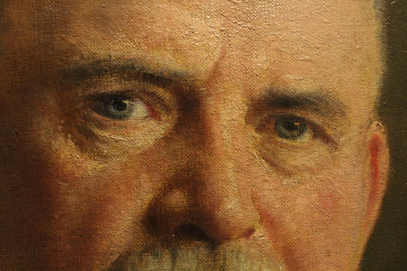 Listed German Artist Fedor Encke (1851-1936) Antique 1913 Oil Painting Portrait - 9