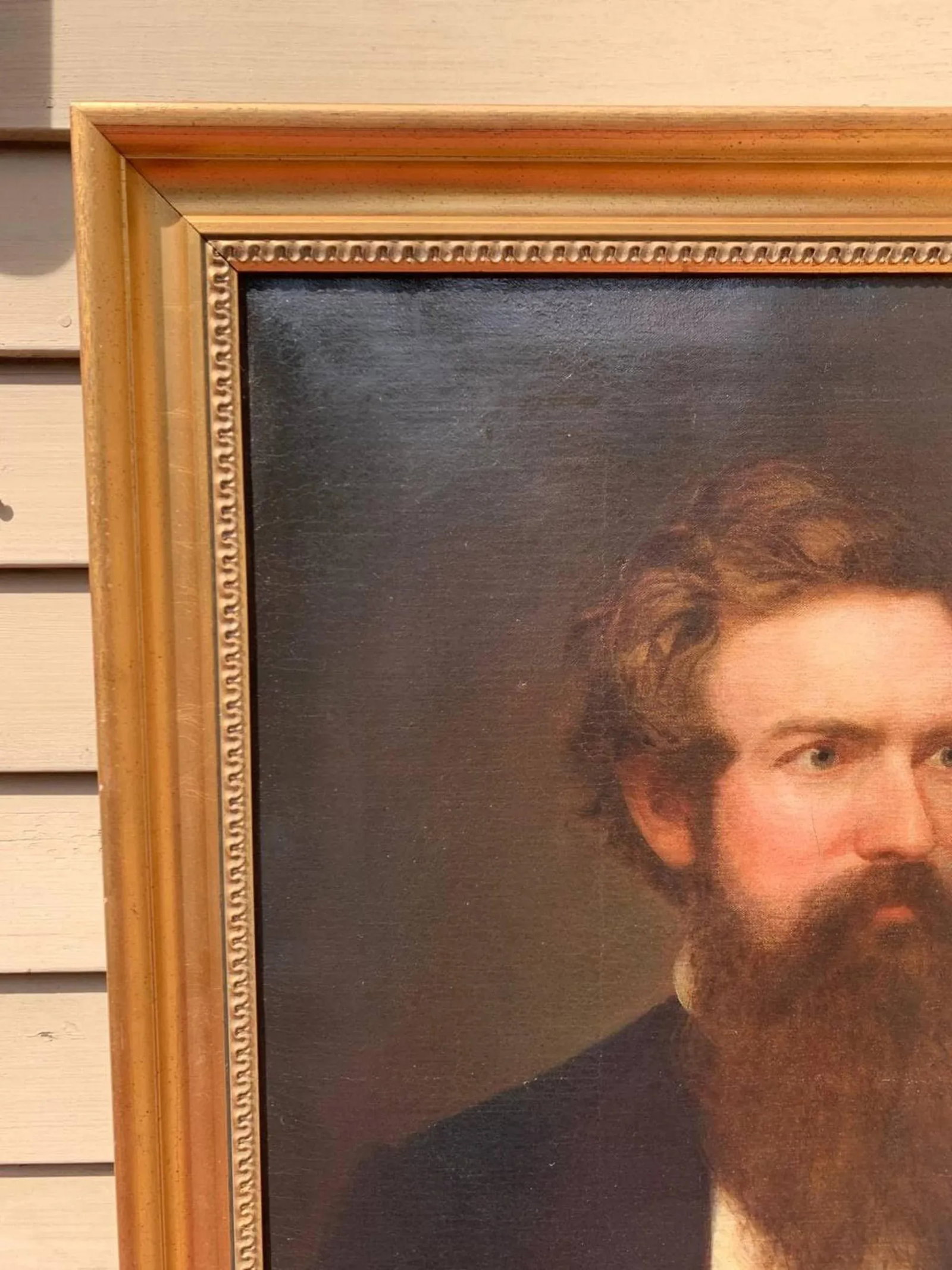 Original 1860 Famous American Artist Henry Peters Gray (1819-1877) Oil on Canvas - 3
