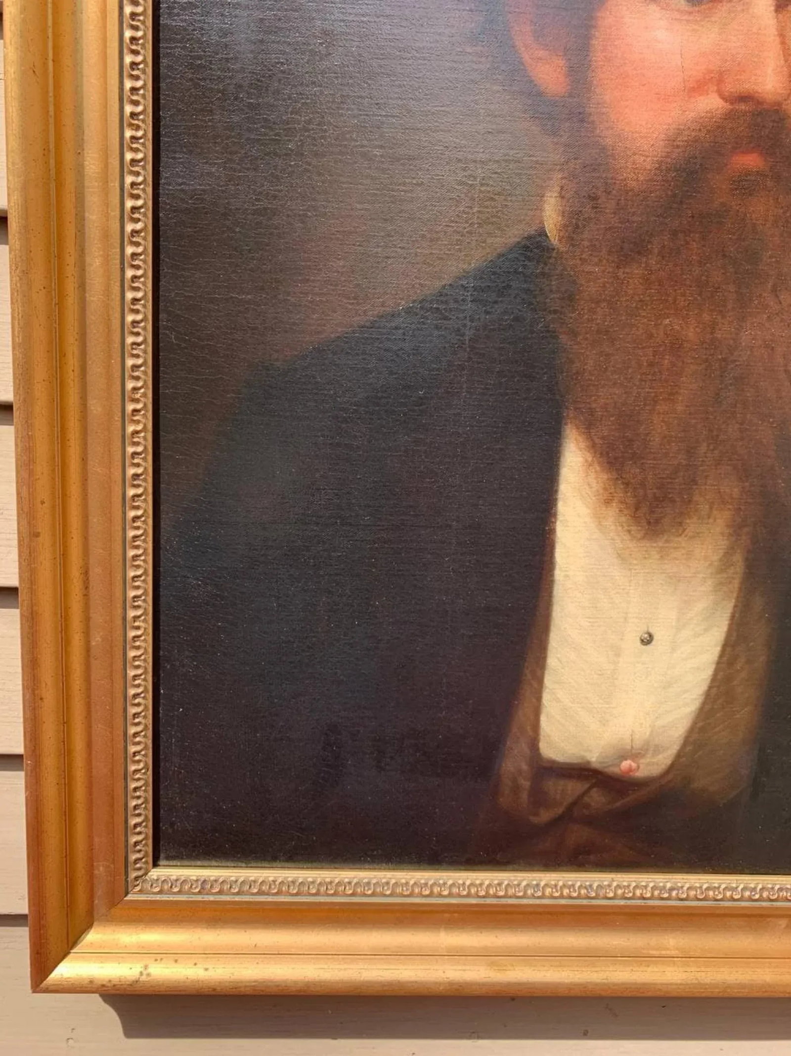Original 1860 Famous American Artist Henry Peters Gray (1819-1877) Oil on Canvas - 4