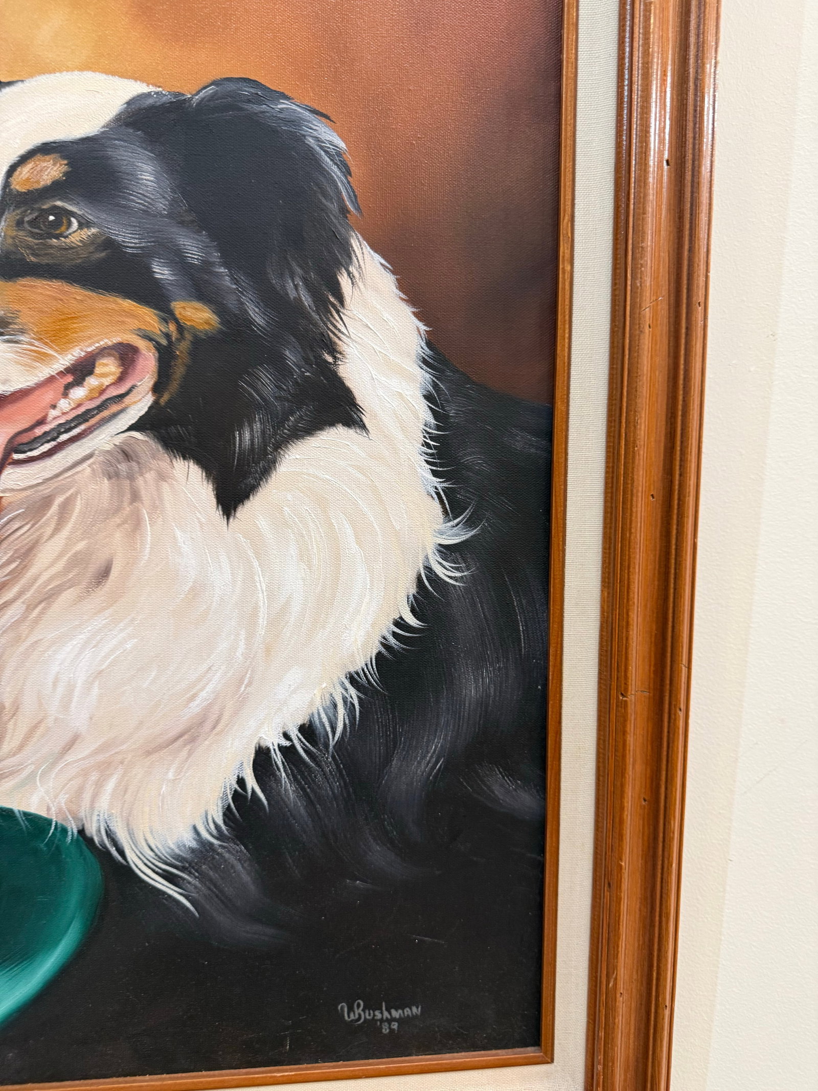 Original Bushman Dog Portrait, Framed, 1989 - 5
