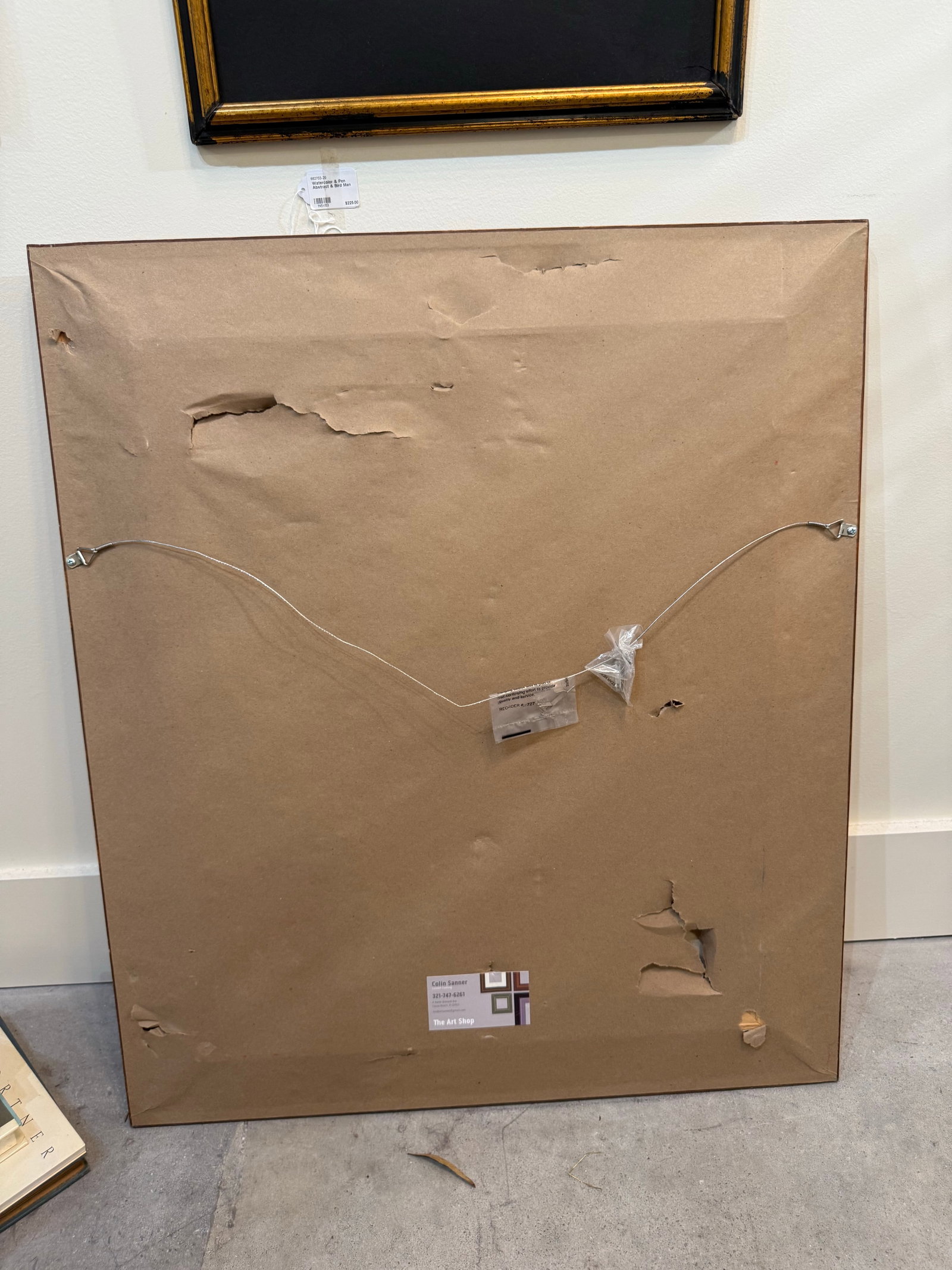 Original Bushman Dog Portrait, Framed, 1989 - 7