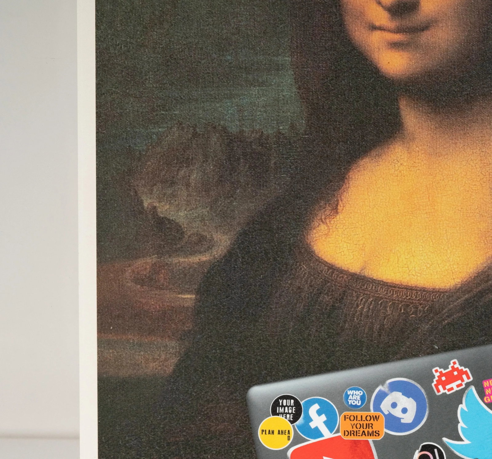 Vintage Original Mr. Brainwash Art Museum Poster: Mona Lisa - 4