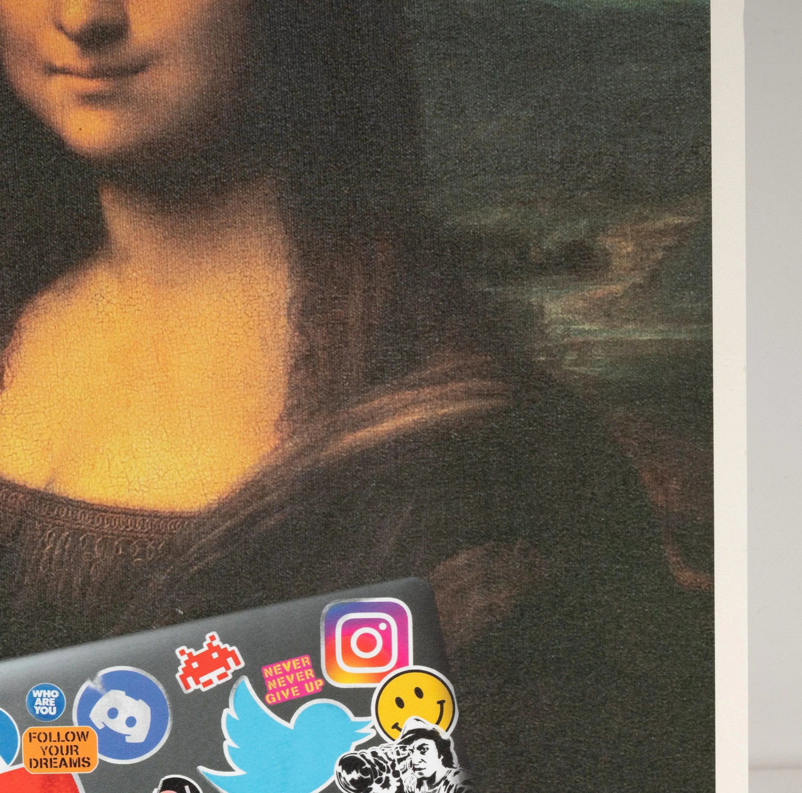 Vintage Original Mr. Brainwash Art Museum Poster: Mona Lisa - 5