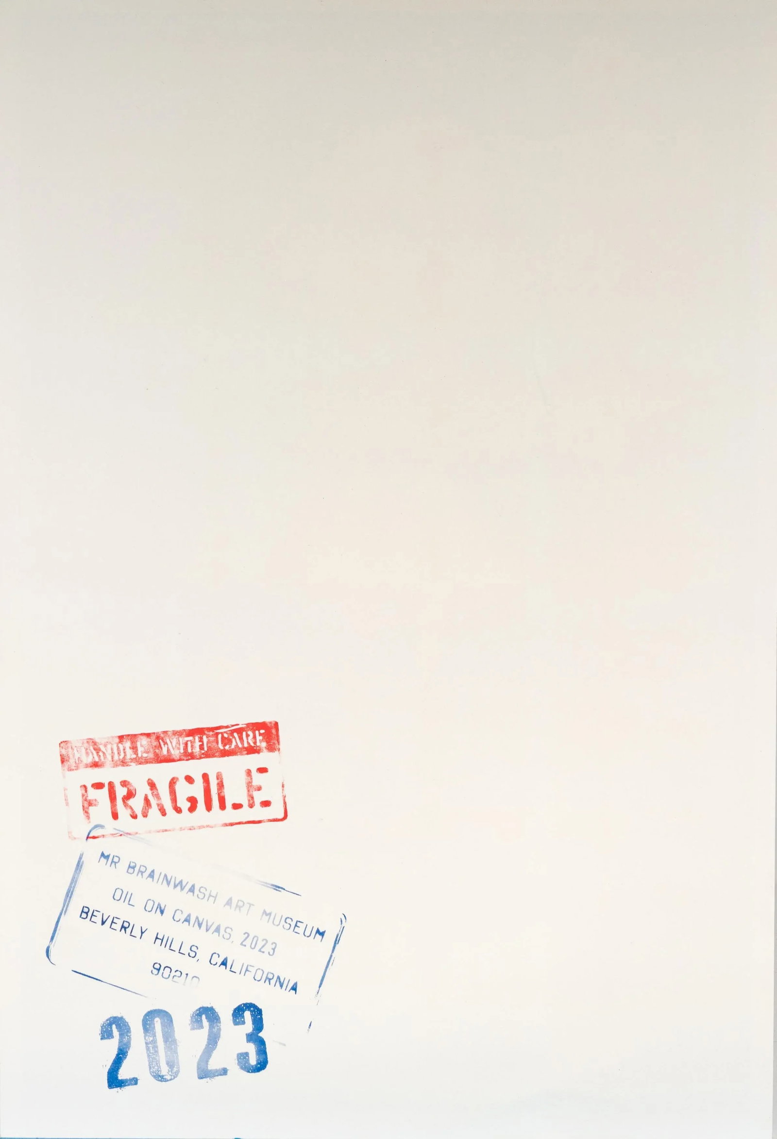 Vintage Original Mr. Brainwash Art Museum Poster: Mona Lisa - 9