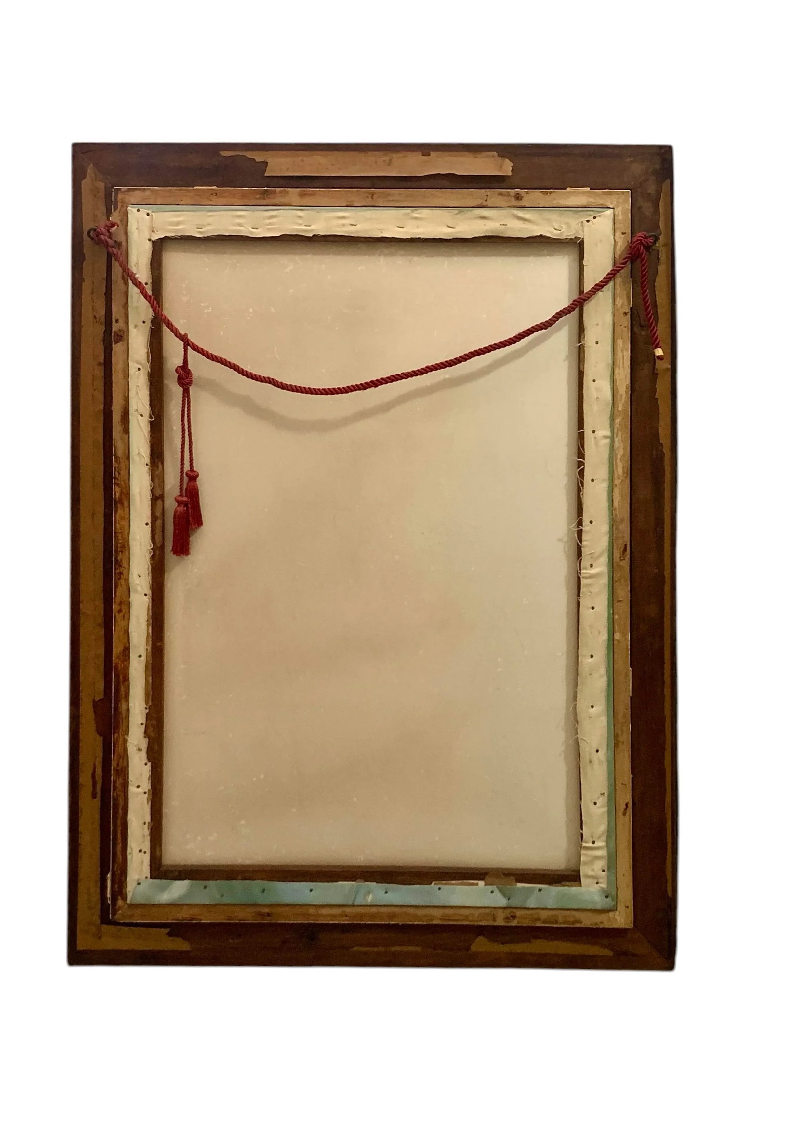 Early 20th Century Painting Elegant Lady Portrait in Victorian Dress Large Oil on Canvas, Framed - 6
